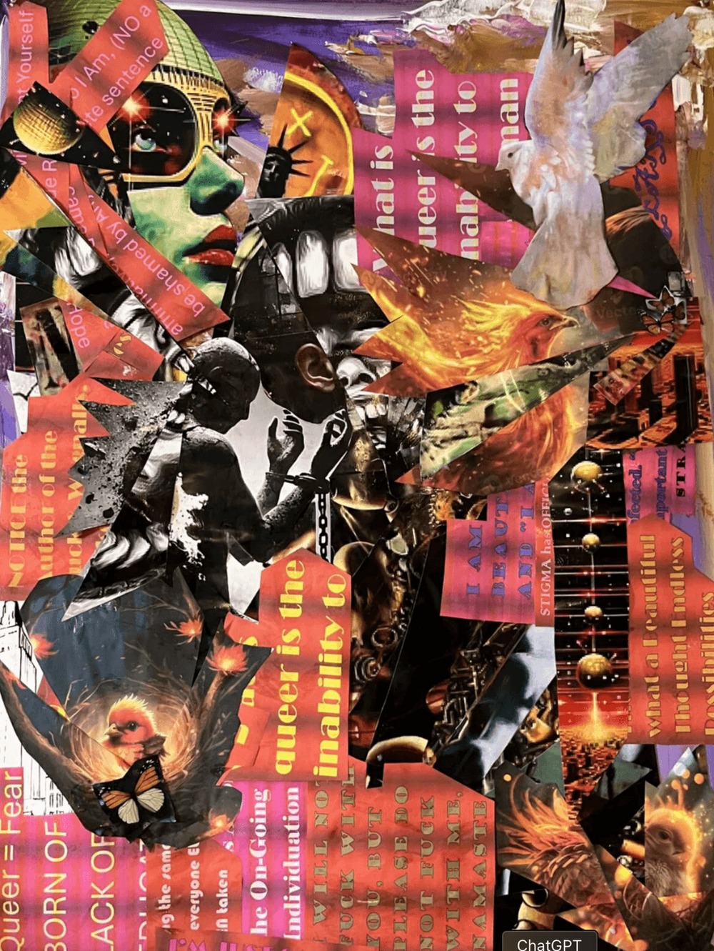 I Am: Identity Exploration Collage