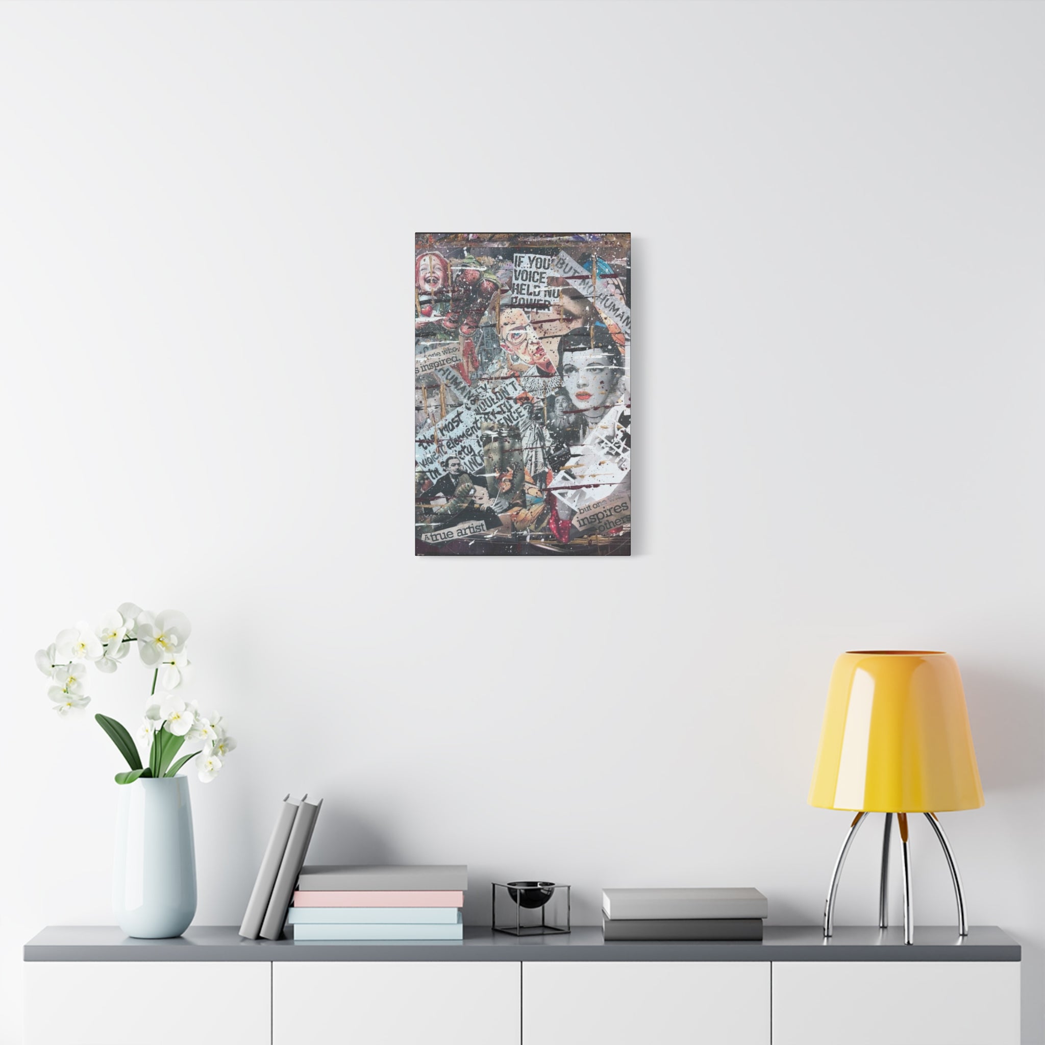 Layers of Unspoken Truth — Canvas Print