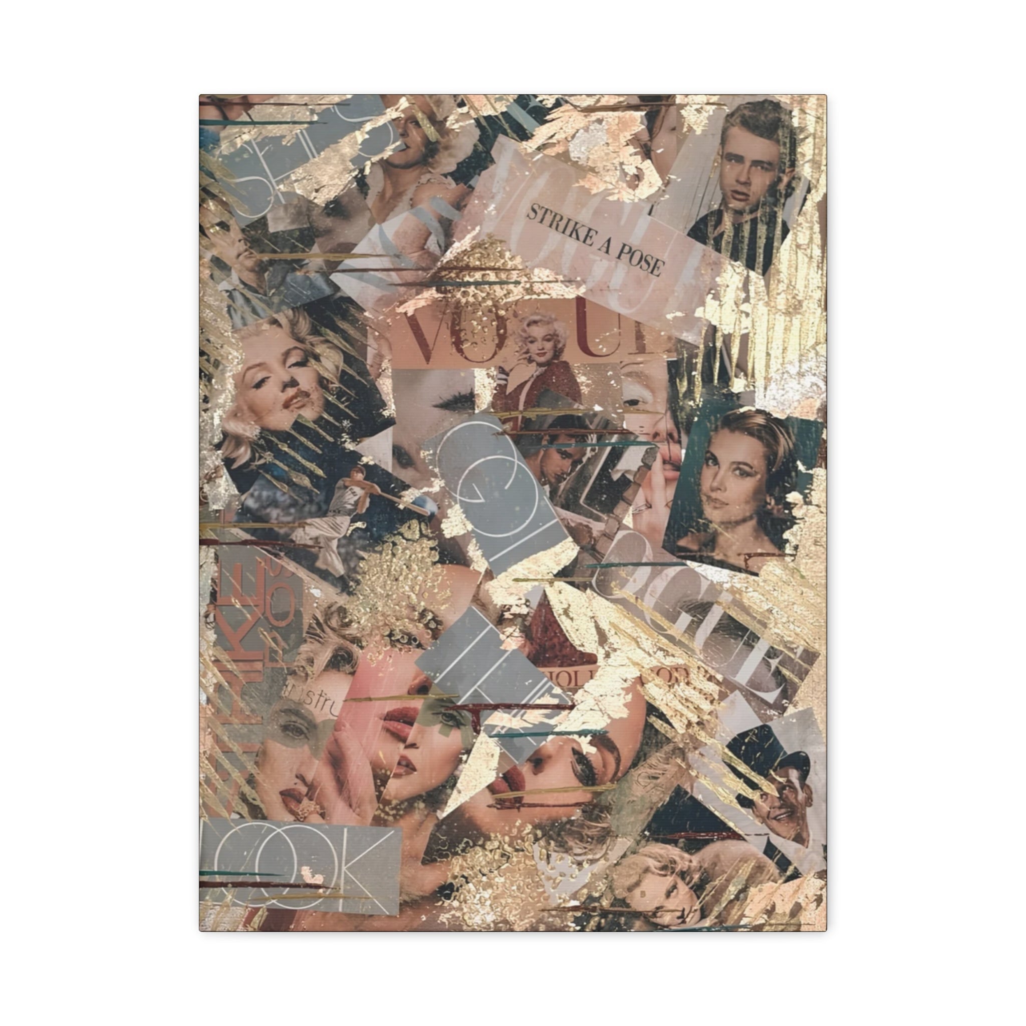 Gold Dust on Borrowed Icons  — Canvas Print