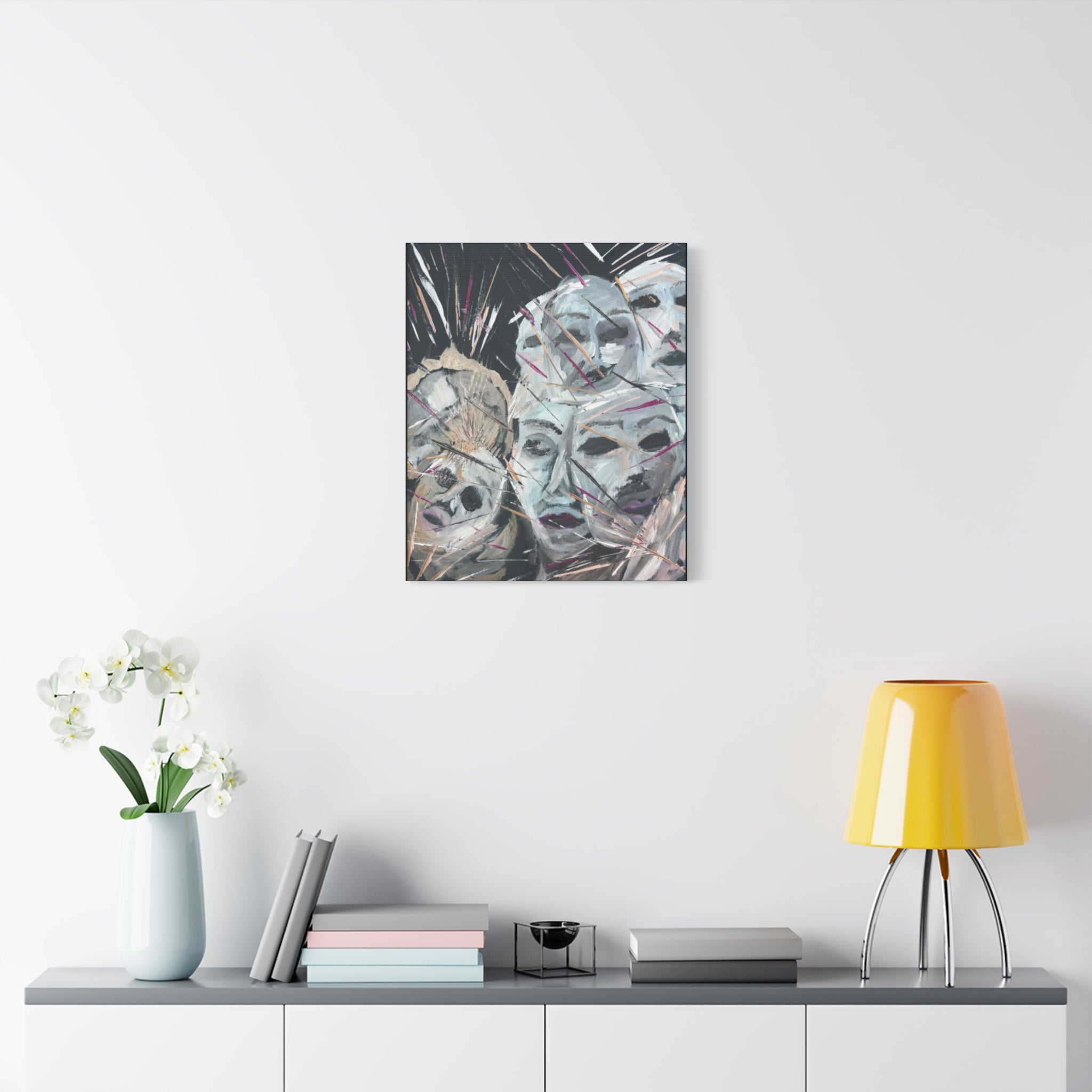Faces of Unmasked  Shadows  — Canvas Print
