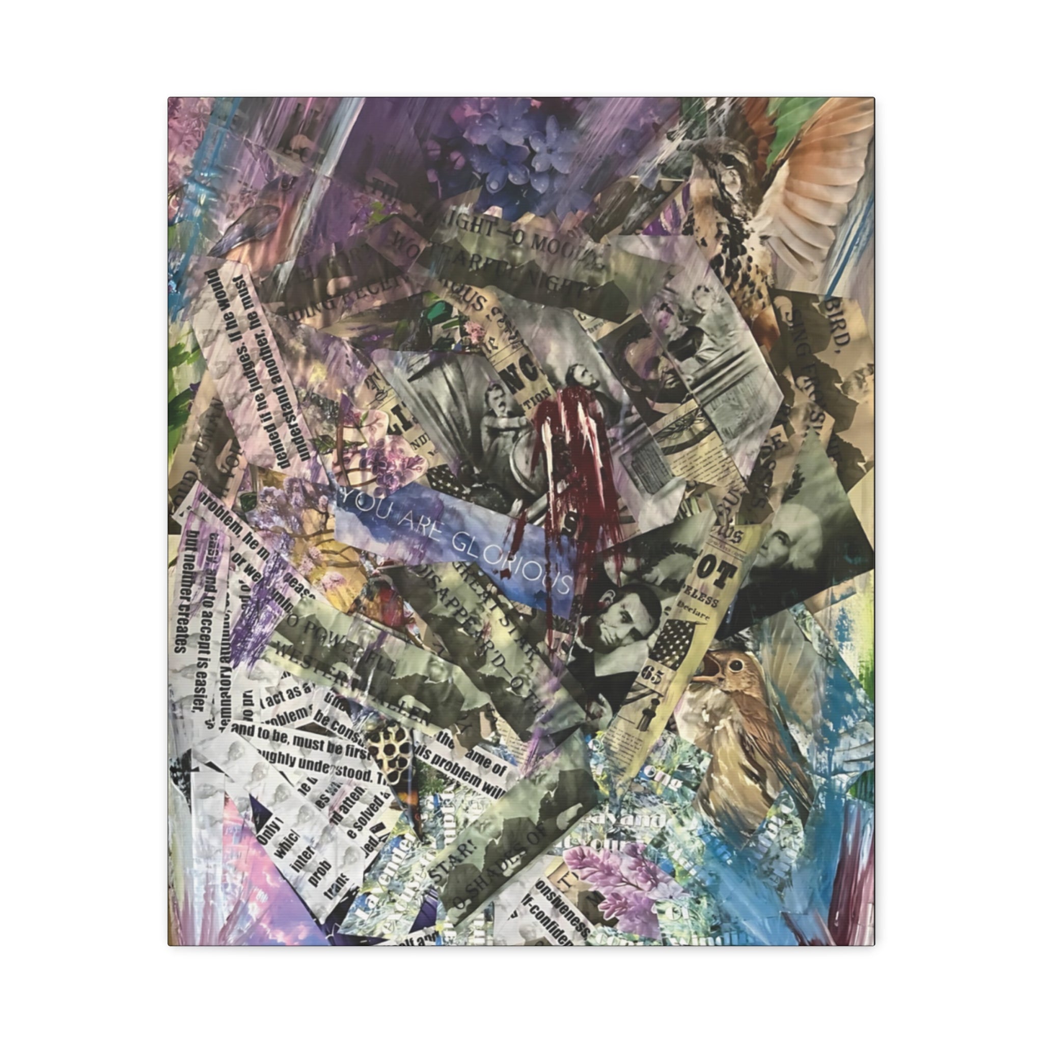 Lilac Massacre — Canvas Print