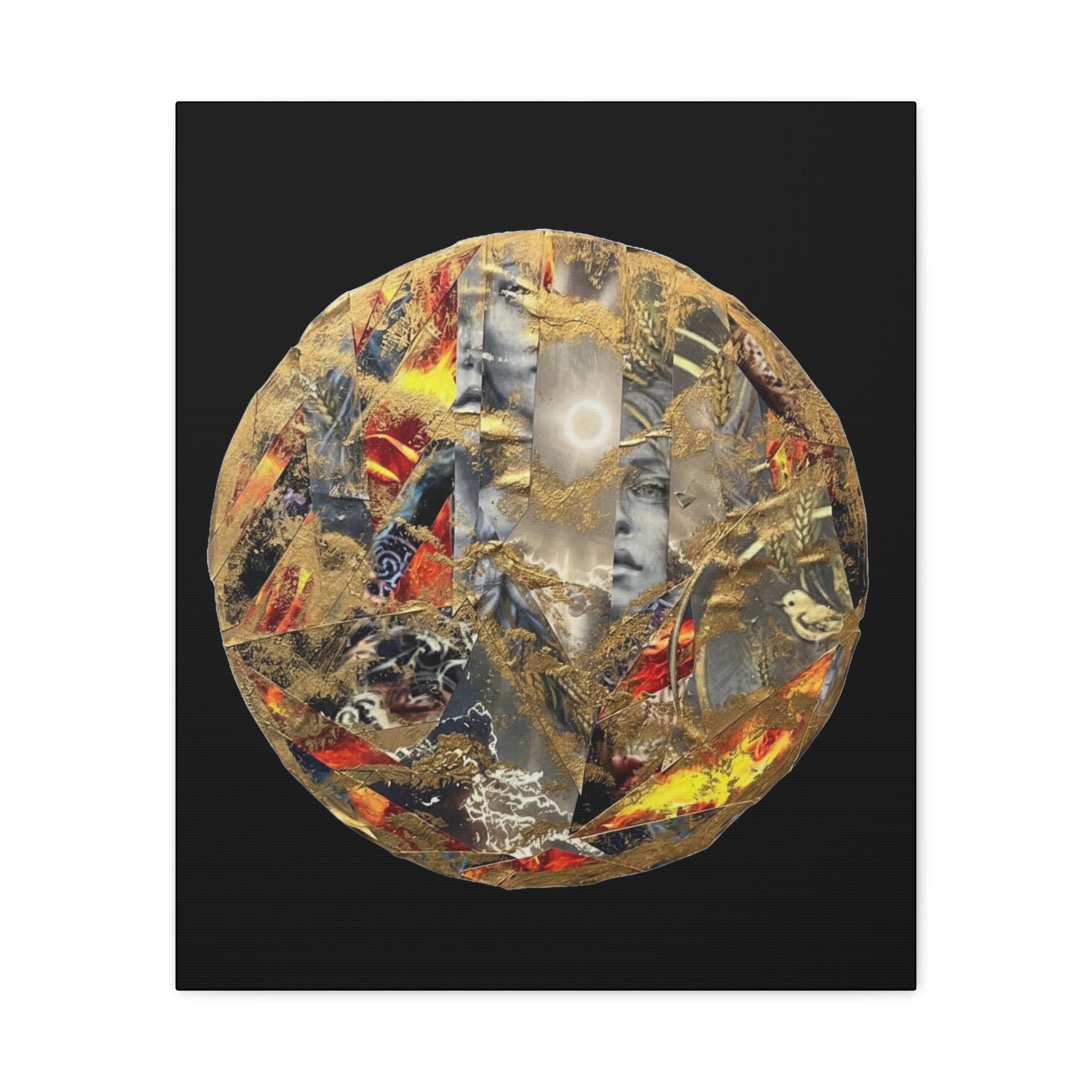 The Golden Harvest Of Woman — Canvas Print
