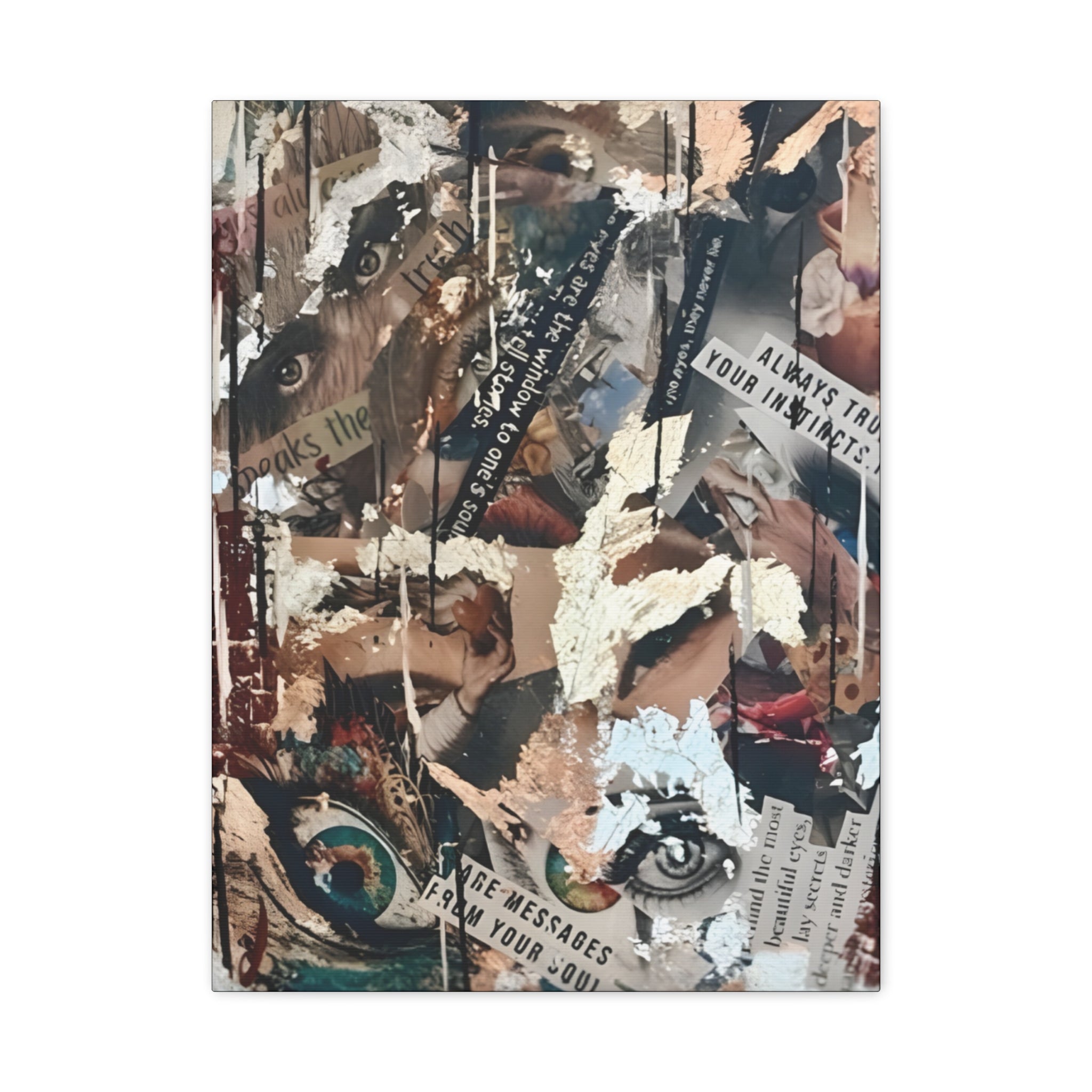 Crown in the Fire: The Multiplicity of Becoming  — Canvas Print