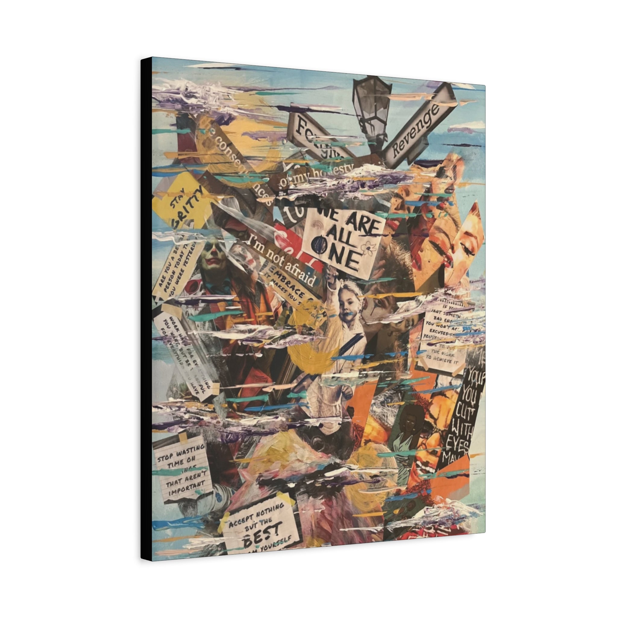 Justice vs Revenge  — Canvas Print