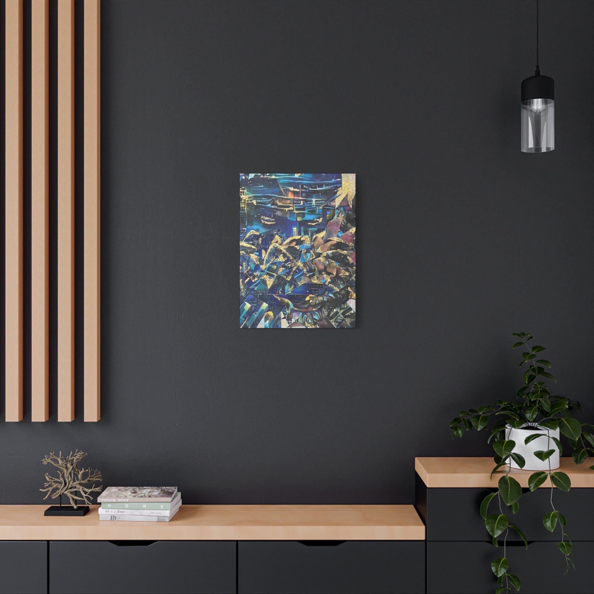 Golden Crown for Those Unseen — Canvas Print