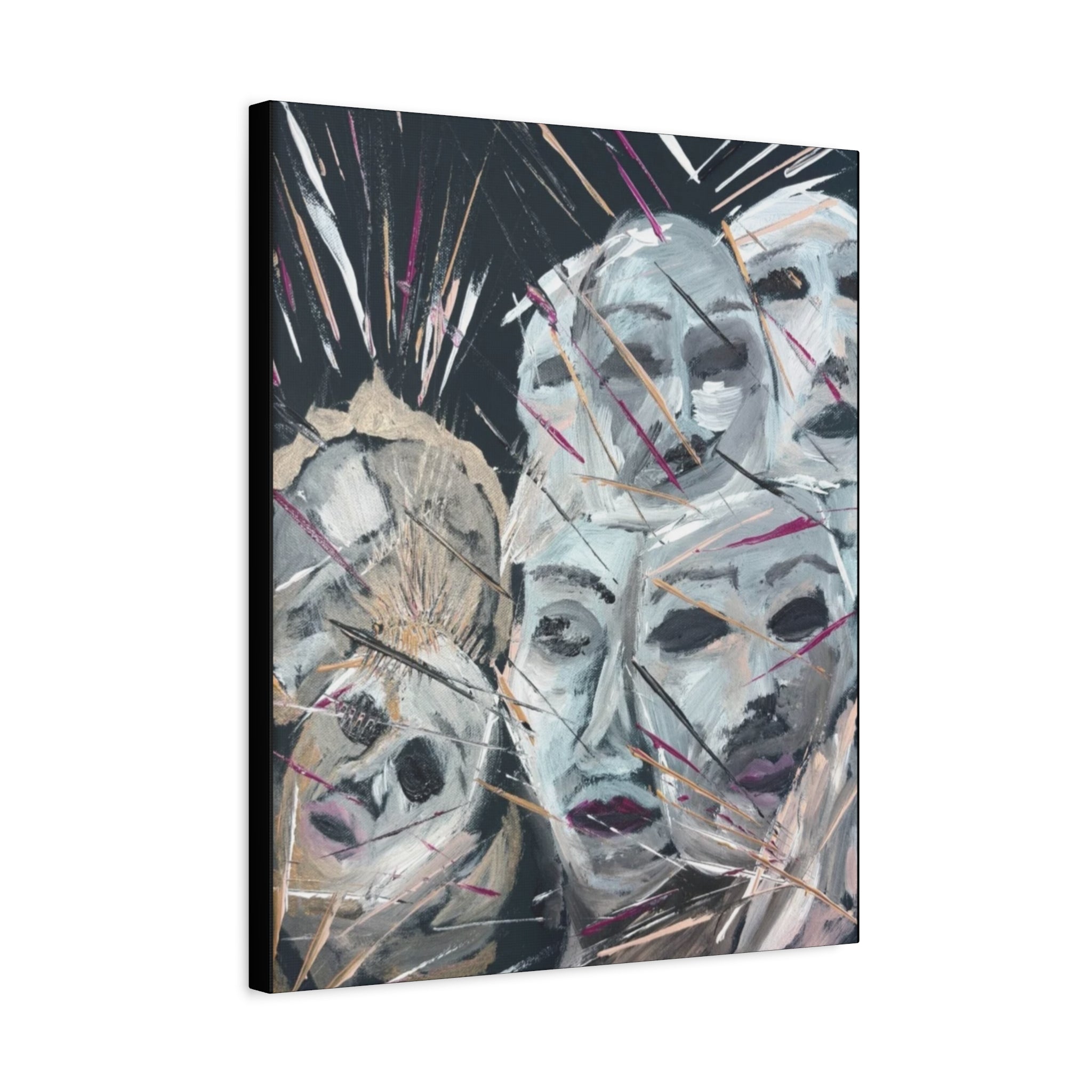 Faces of Unmasked  Shadows  — Canvas Print