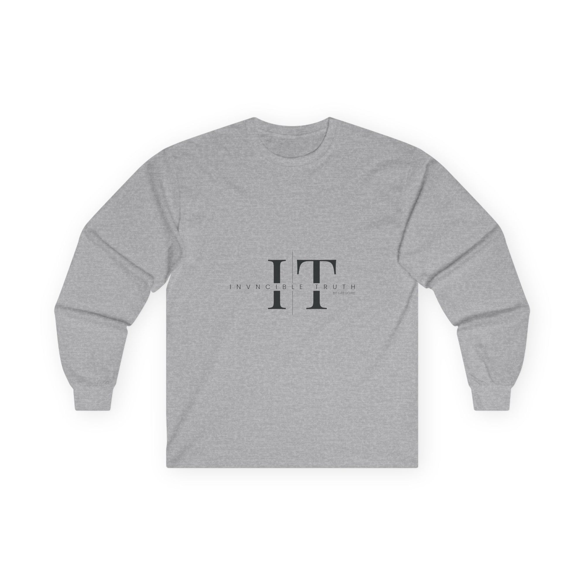 Invincible Truth Logo Long Sleeve T-Shirt – Unisex Ultra Cotton Tee | Minimalist Motivational Apparel | Inspirational Gift for Men & Women