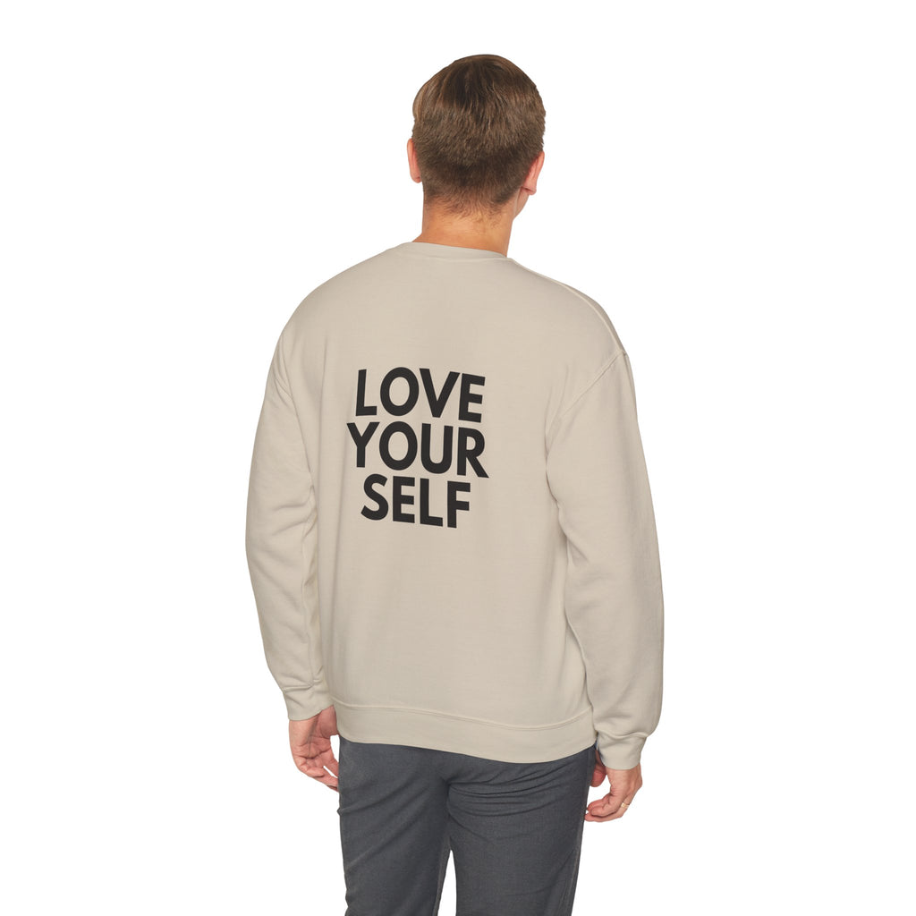 Artistic Love Yourself Crewneck Sweatshirt