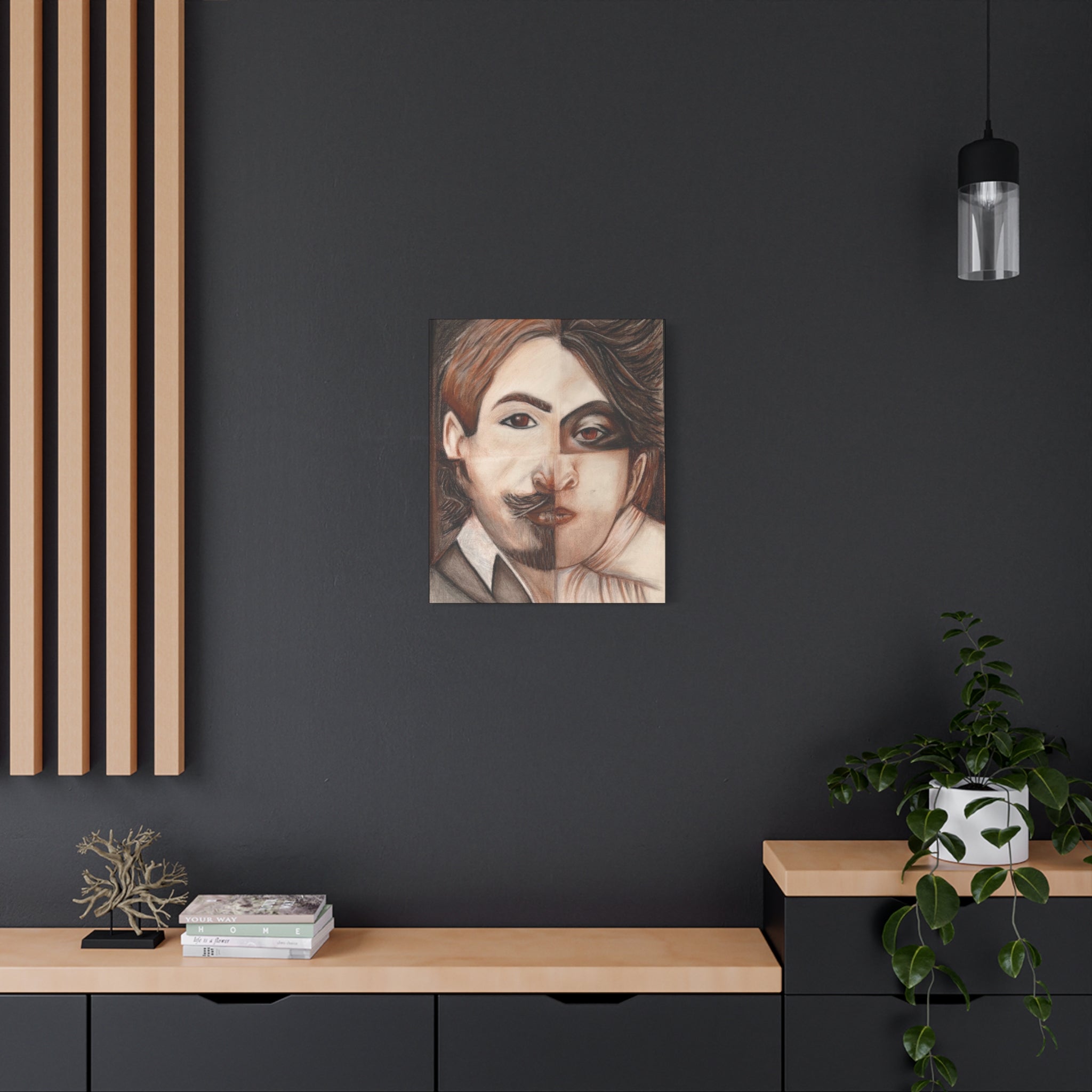 Caravaggio and I — Canvas Print