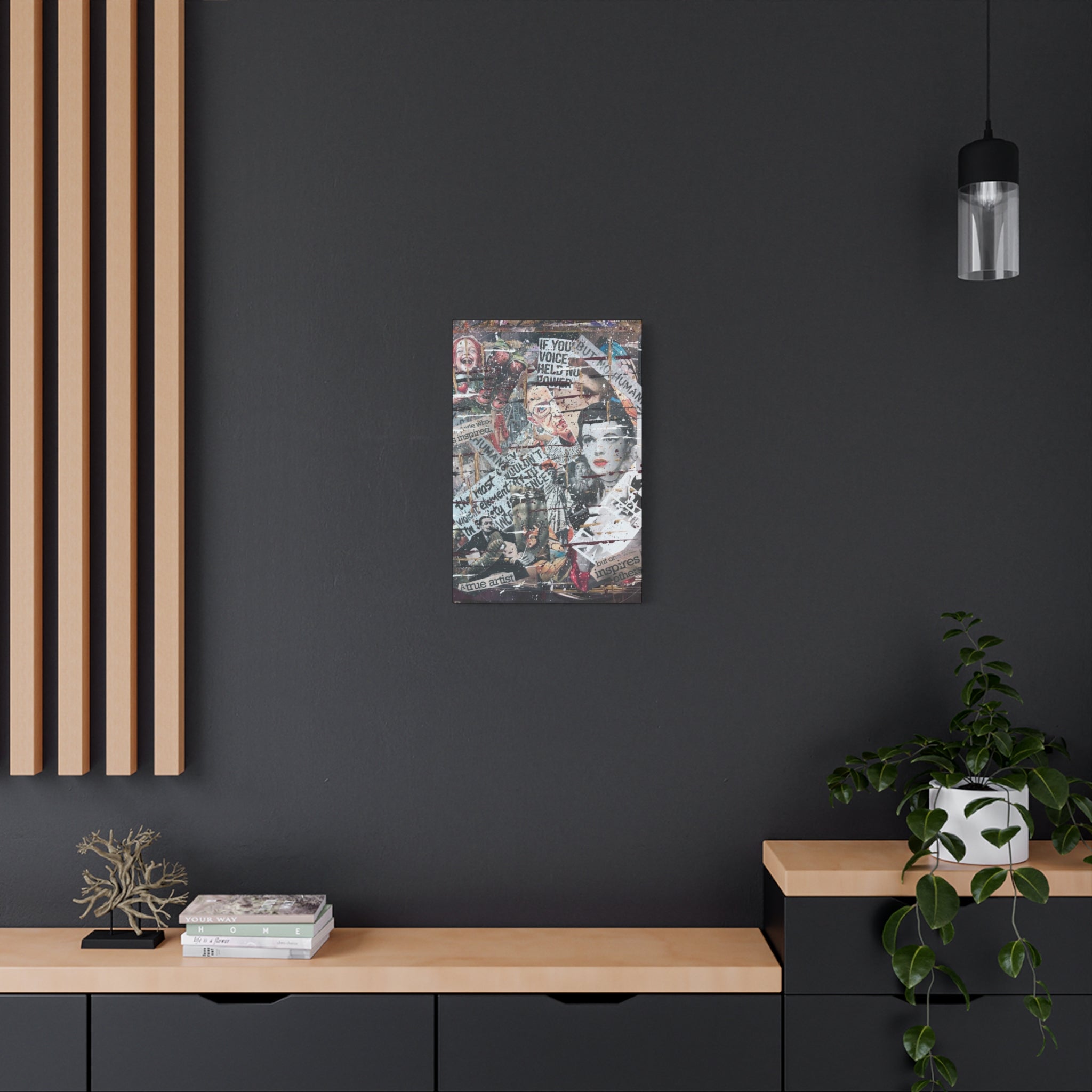 Layers of Unspoken Truth — Canvas Print