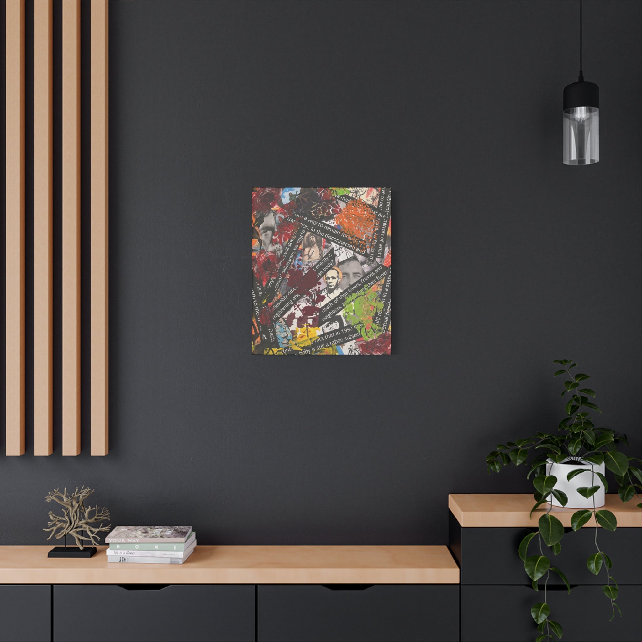 Portraits in  Layers of Defiance  — Canvas Print