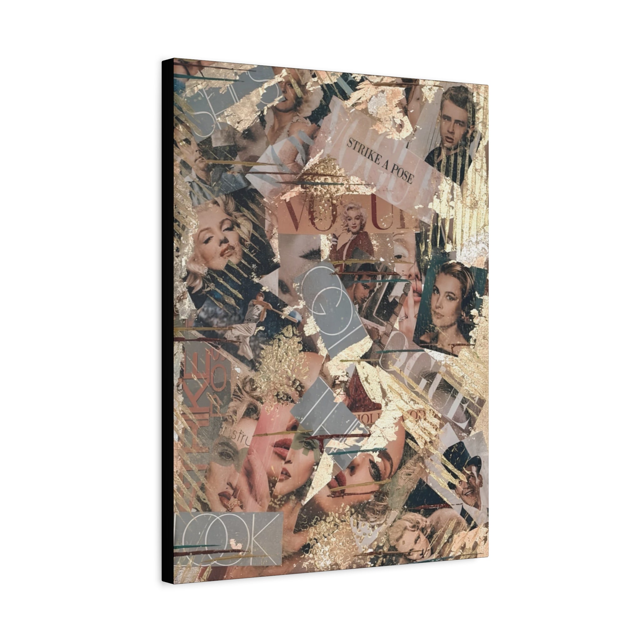 Gold Dust on Borrowed Icons  — Canvas Print
