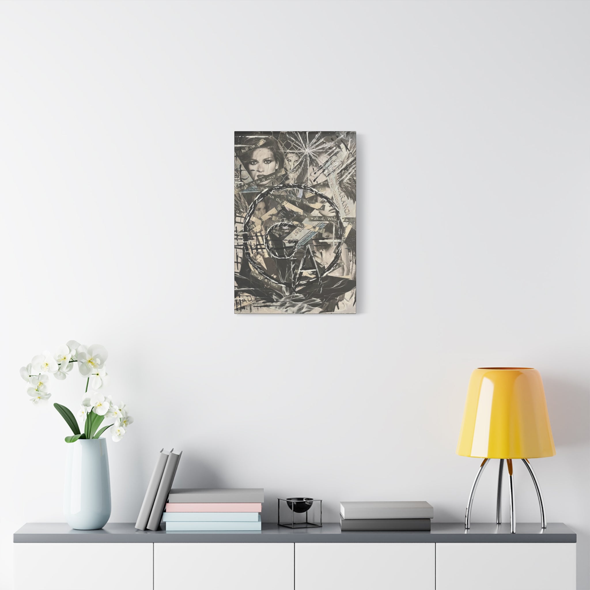 Below, Between, Above, Then Through  — Canvas Print