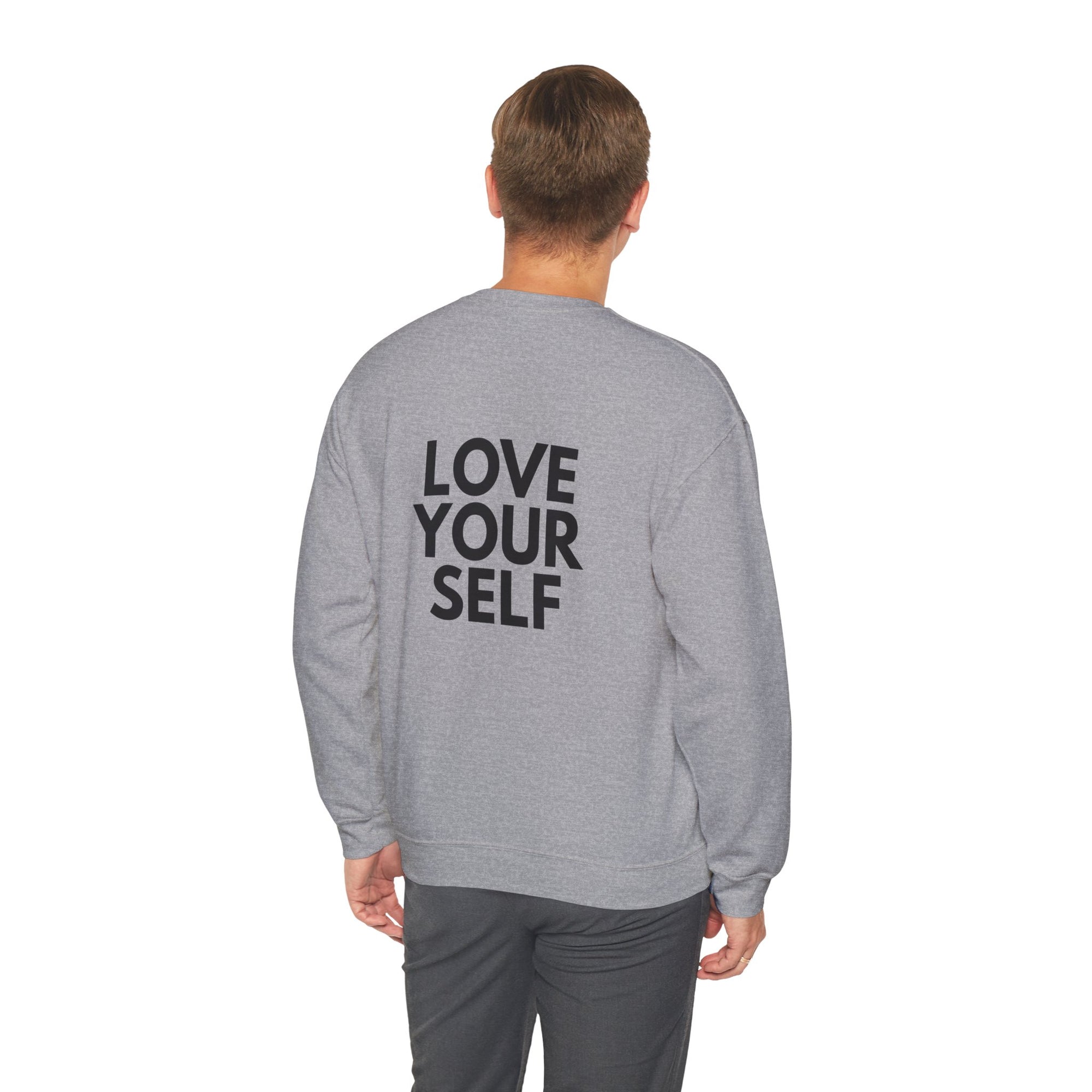 Artistic Love Yourself Crewneck Sweatshirt