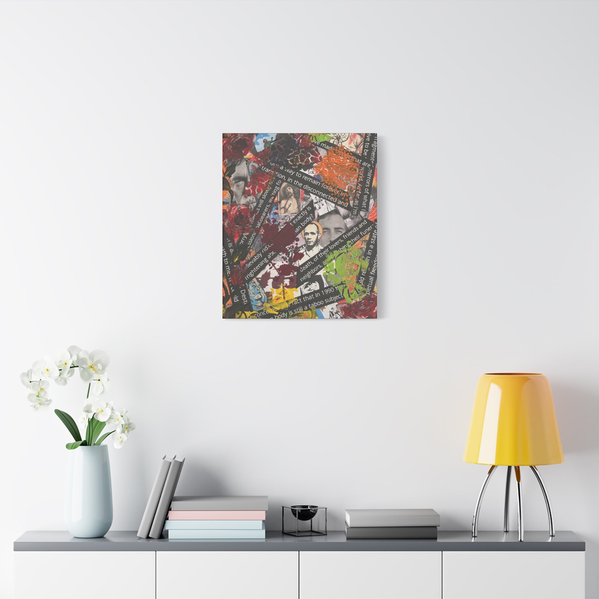Portraits in  Layers of Defiance  — Canvas Print