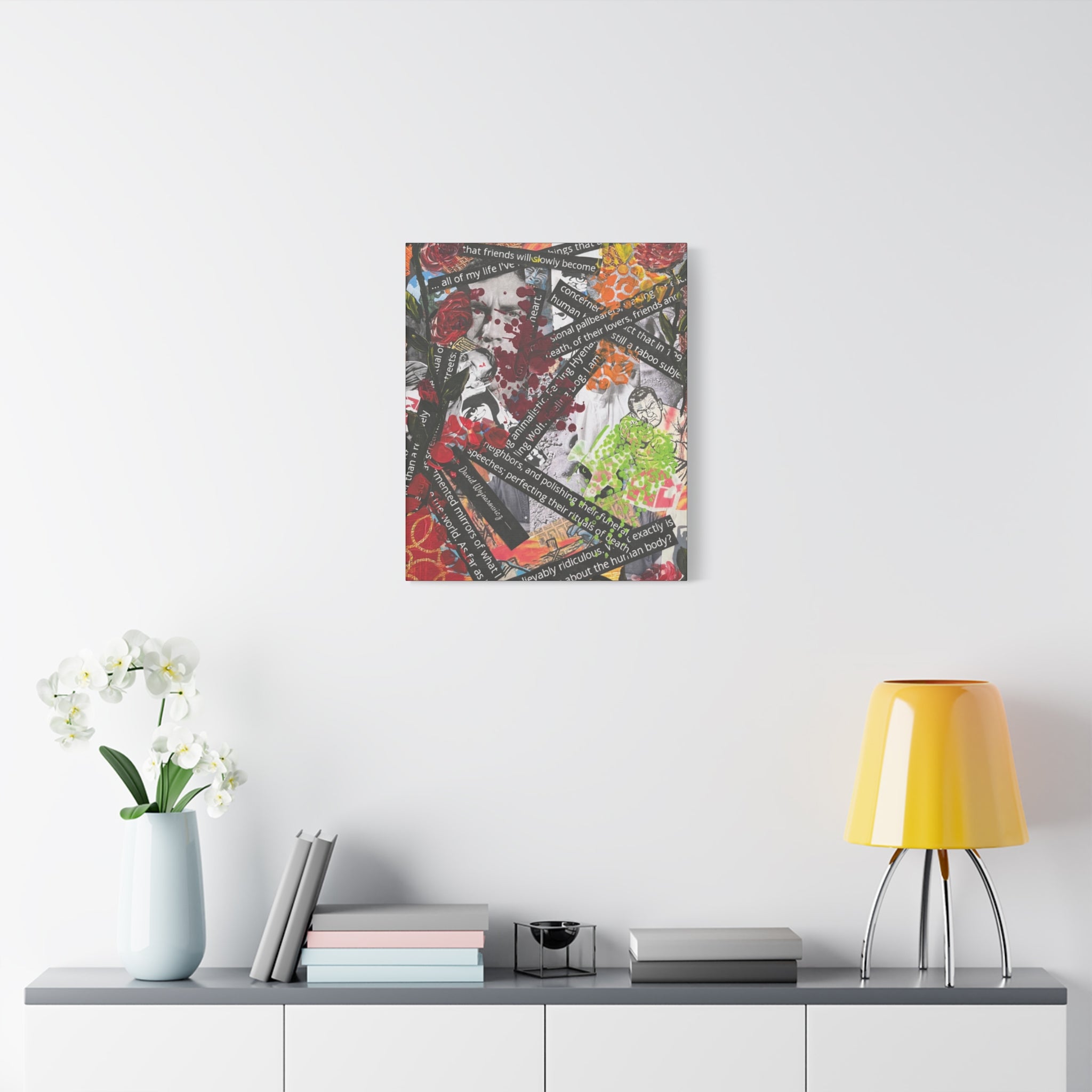 Silent Petals,  Fierce Voices  — Canvas Print