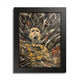 Abstract Portrait Framed Poster — Expressive Multicolor Art Print
