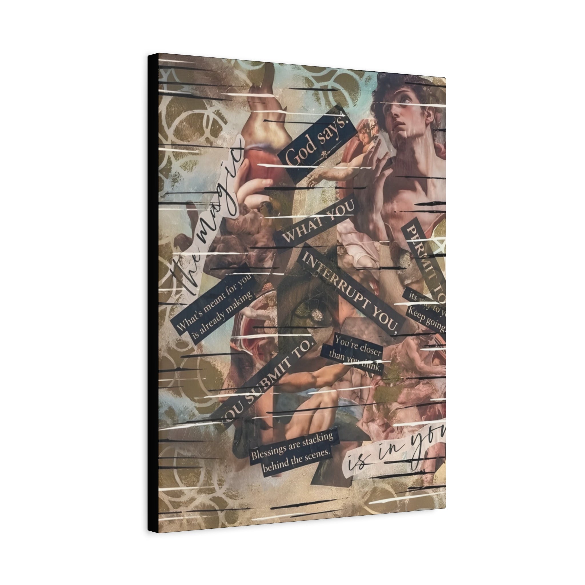 Anatomy of Interruption  — Canvas Print