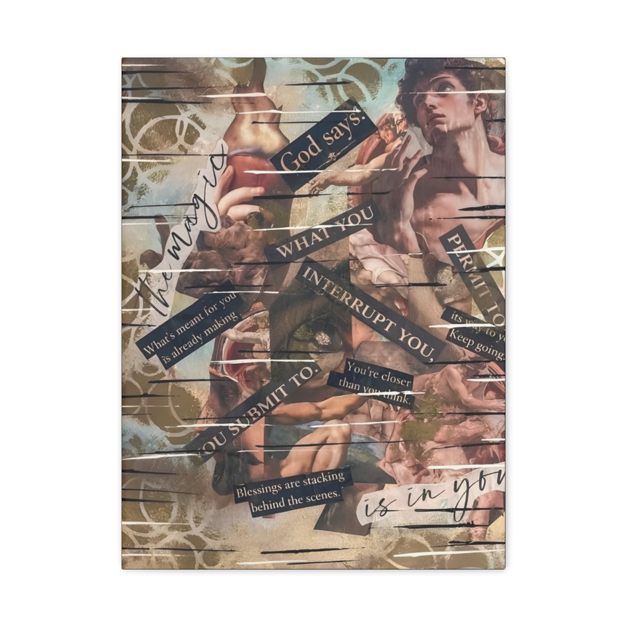 Anatomy of Interruption  — Canvas Print