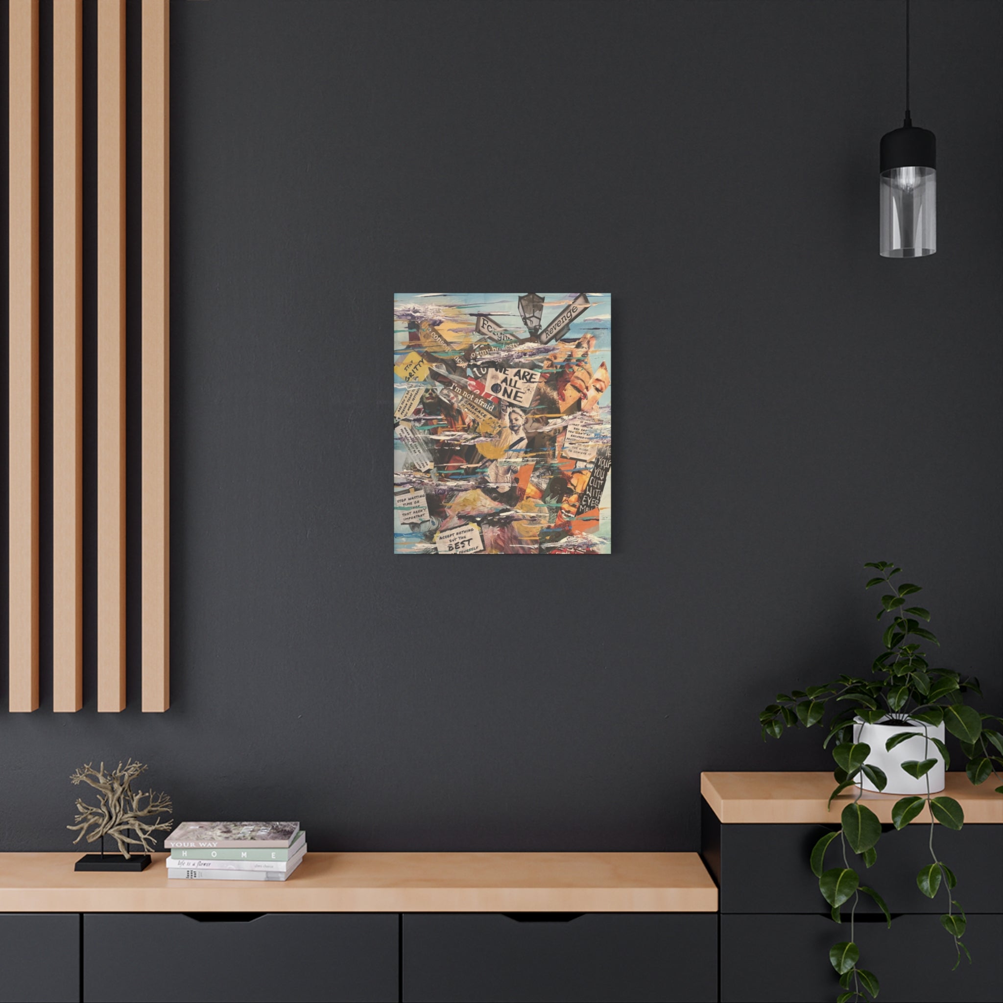 Justice vs Revenge  — Canvas Print