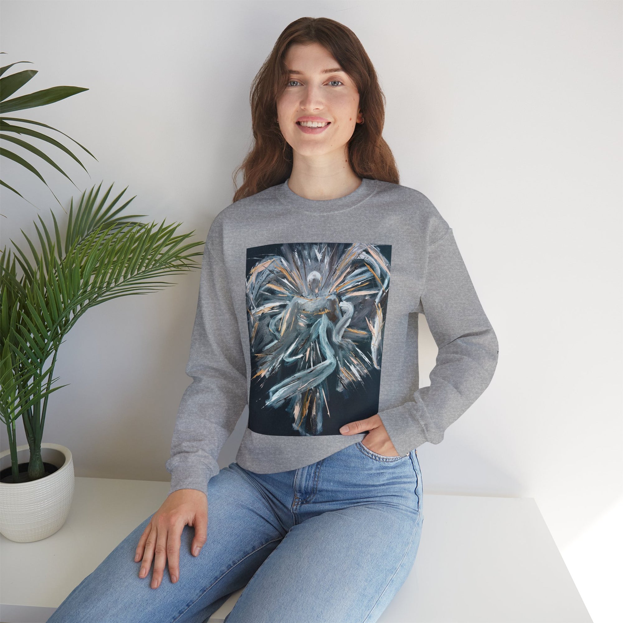 Artistic Love Yourself Crewneck Sweatshirt