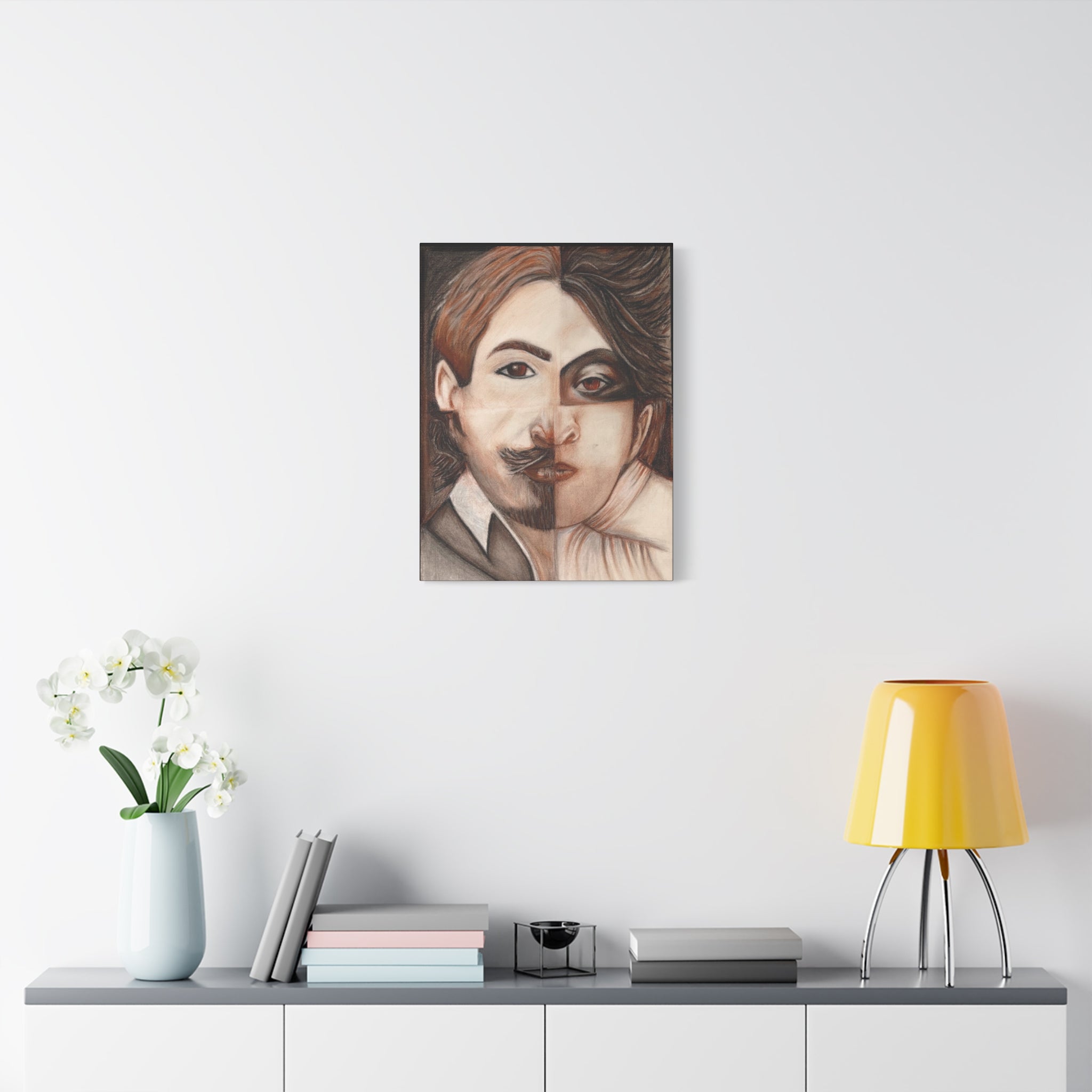 Caravaggio and I — Canvas Print