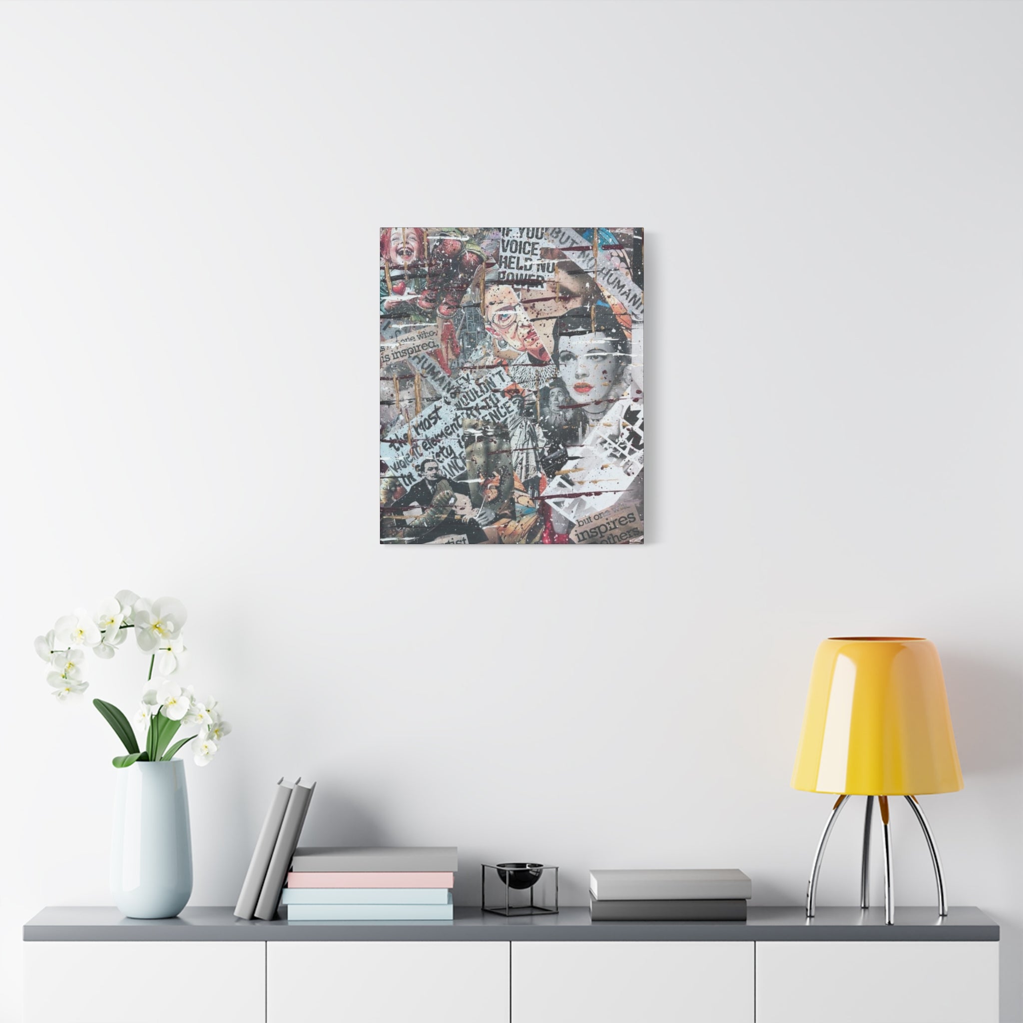 Layers of Unspoken Truth — Canvas Print