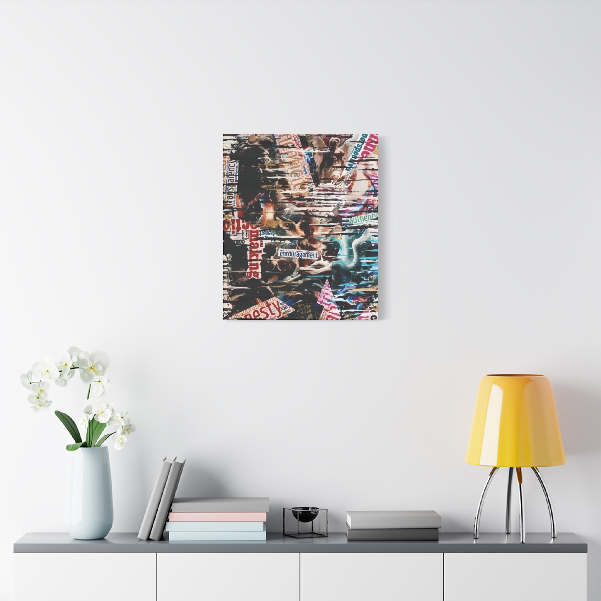 Fractured Benediction: The Anatomy of Becoming  — Canvas Print