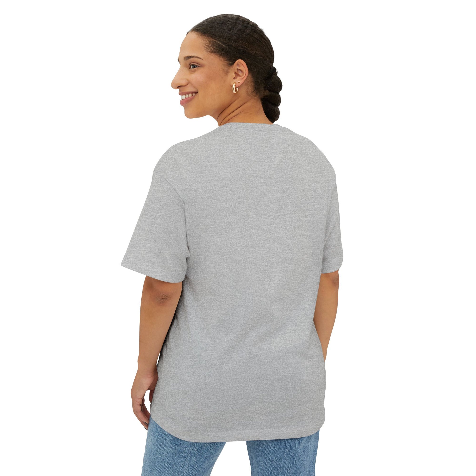 Chic Oversized Boxy Tee - Casual Style for Everyday Wear, Gift Idea for Birthdays, Holiday Fashion, Lounge Wear, Minimalist Statement