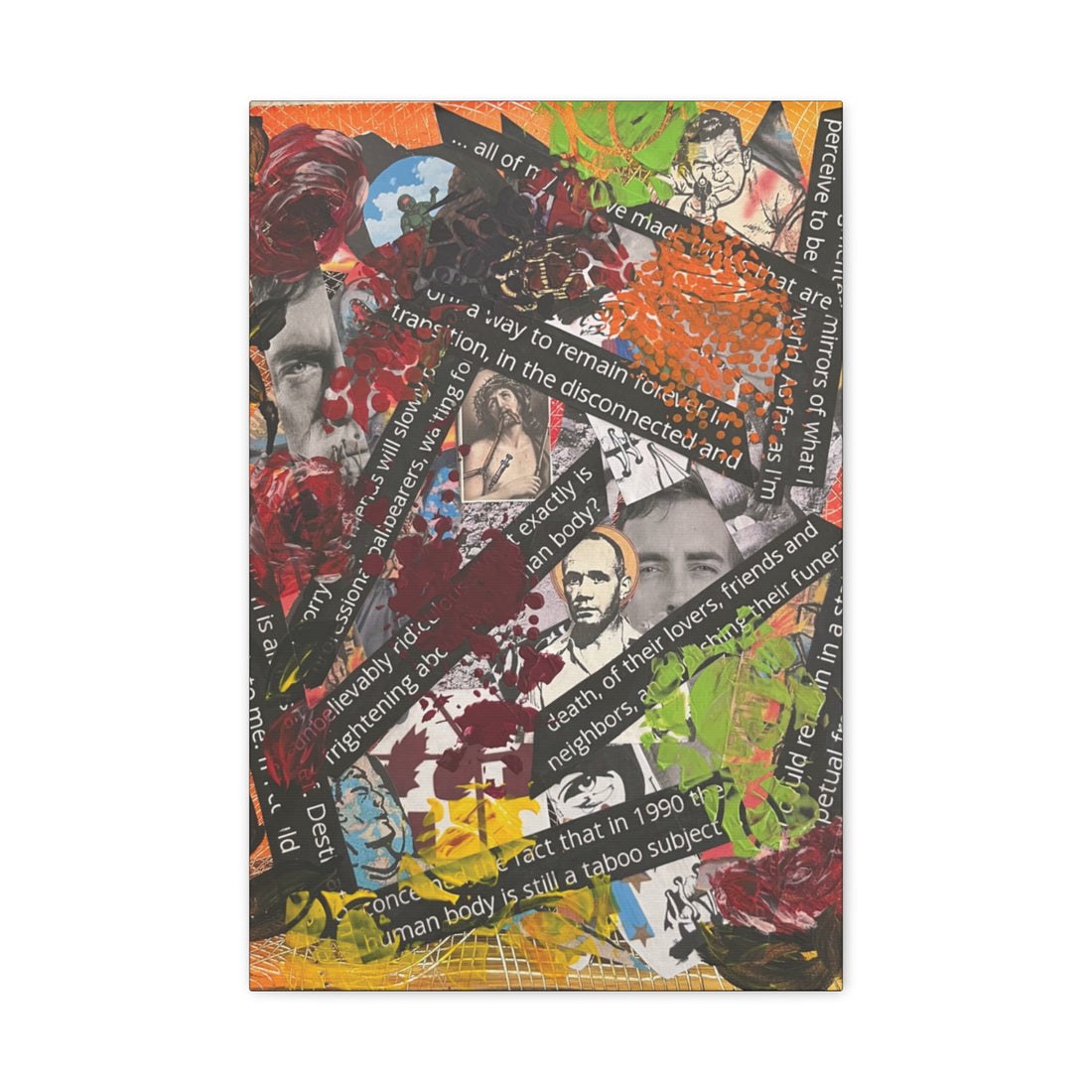 Portraits in  Layers of Defiance  — Canvas Print