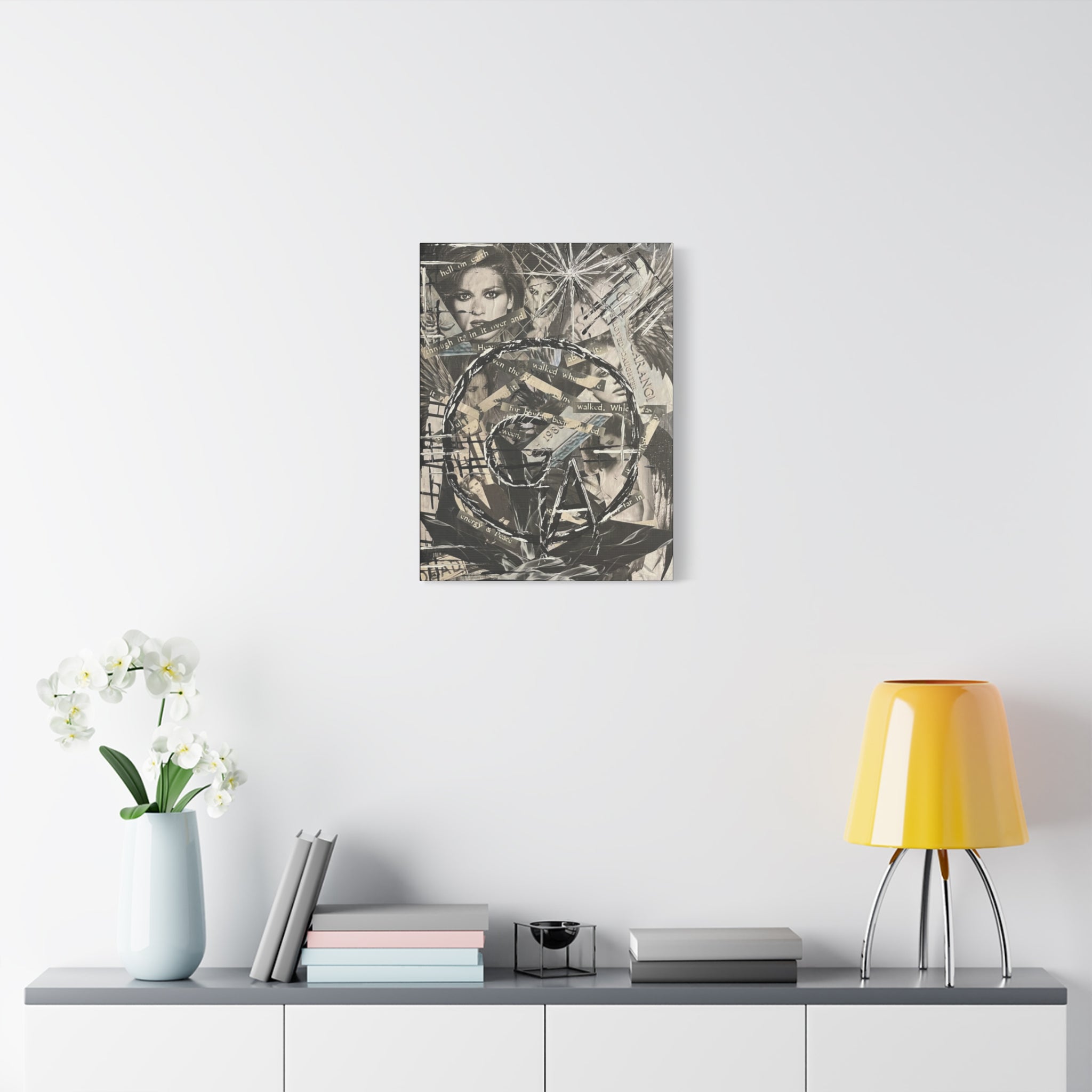Below, Between, Above, Then Through  — Canvas Print
