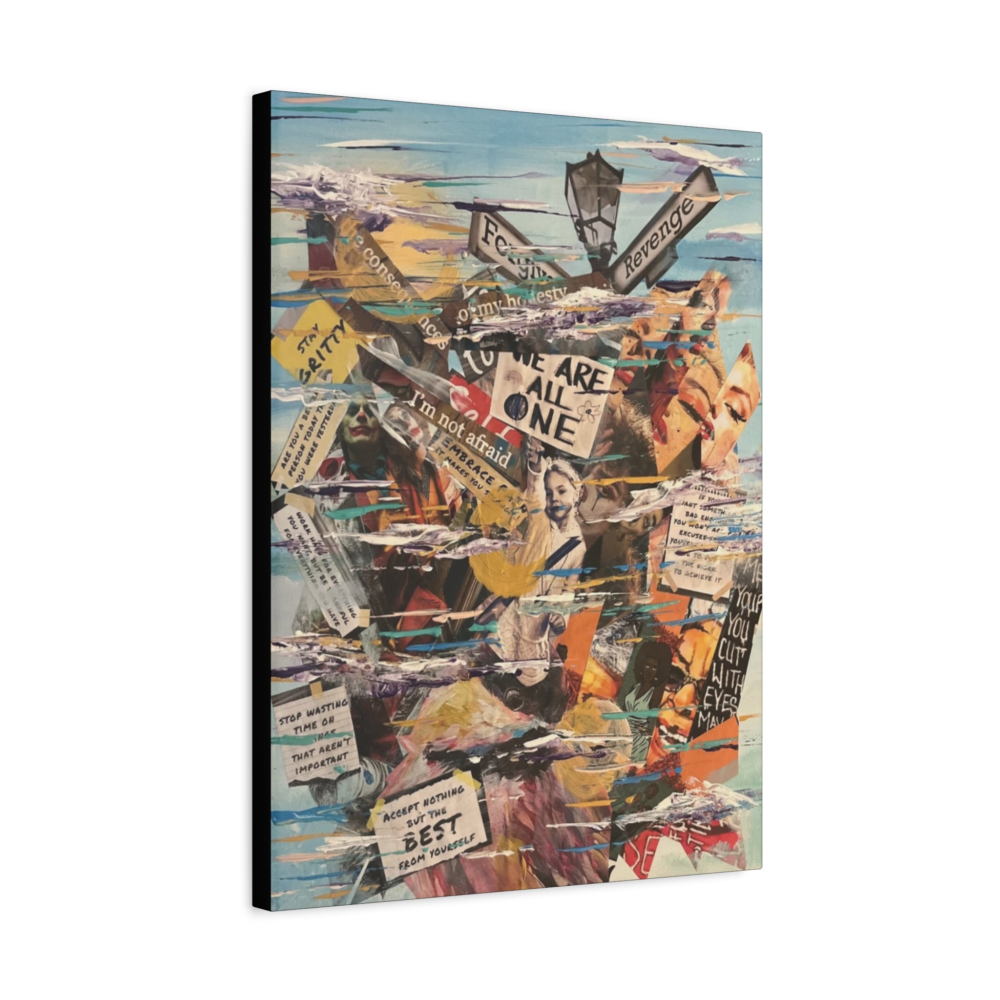 Justice vs Revenge  — Canvas Print
