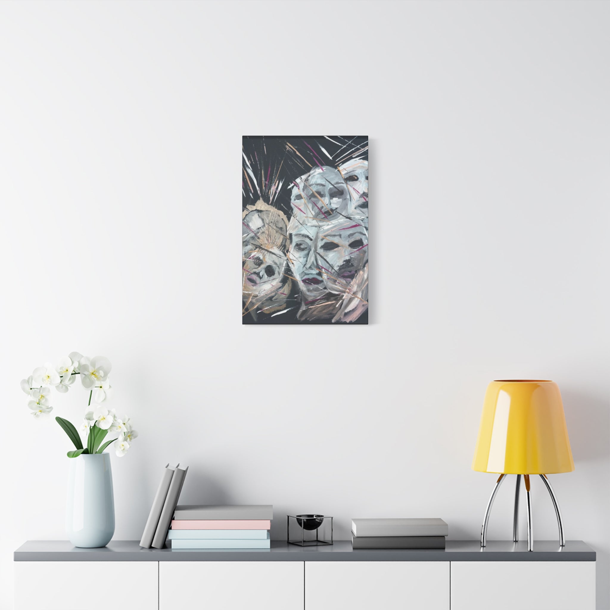 Faces of Unmasked  Shadows  — Canvas Print