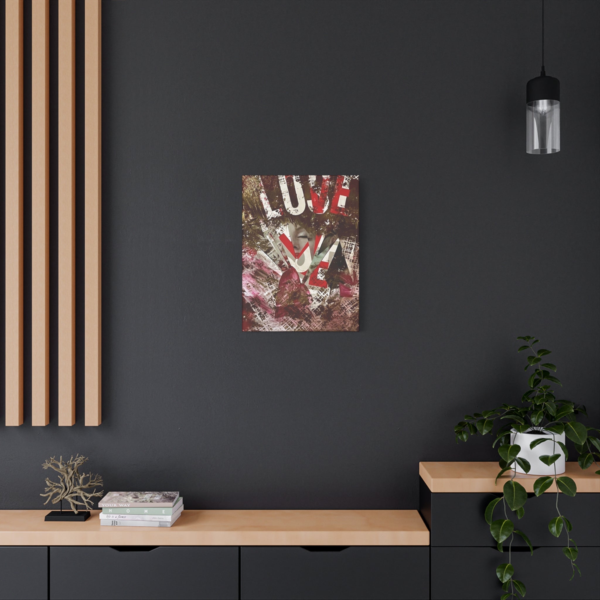 Love vs Lust — Canvas Print