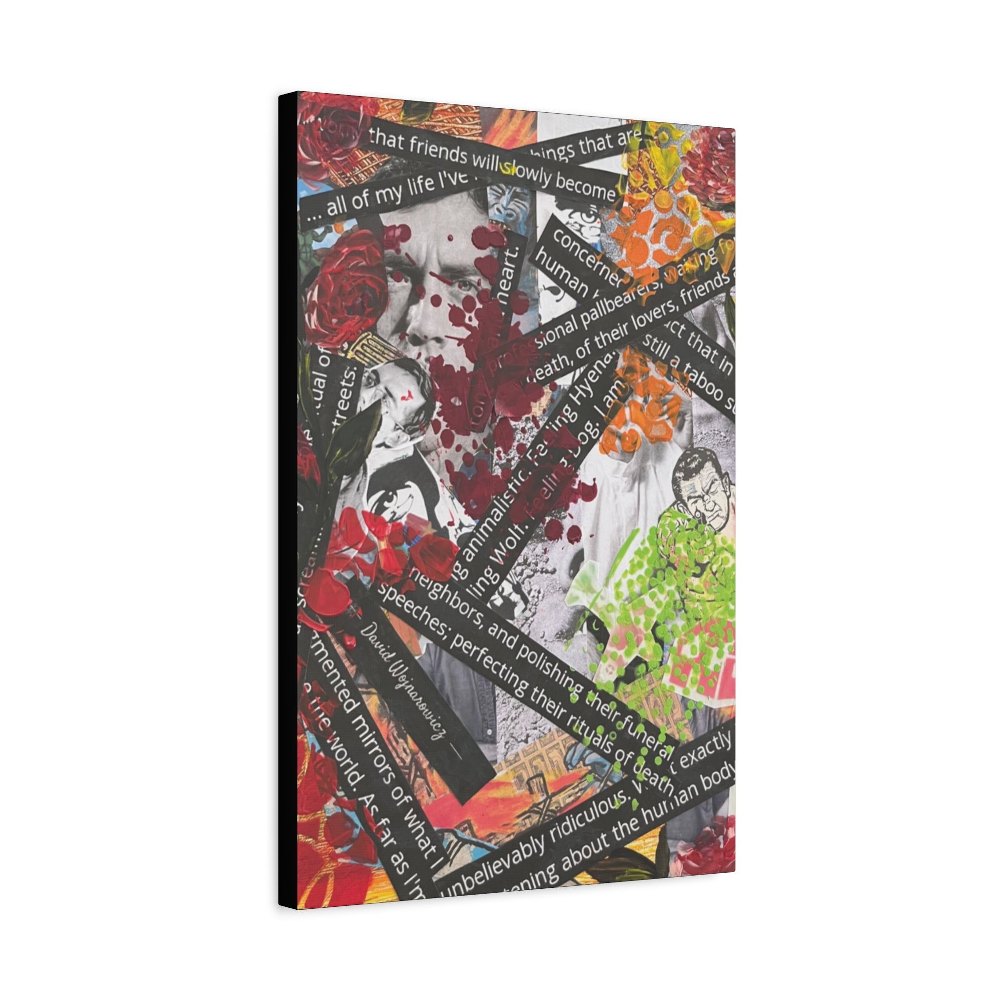 Silent Petals,  Fierce Voices  — Canvas Print