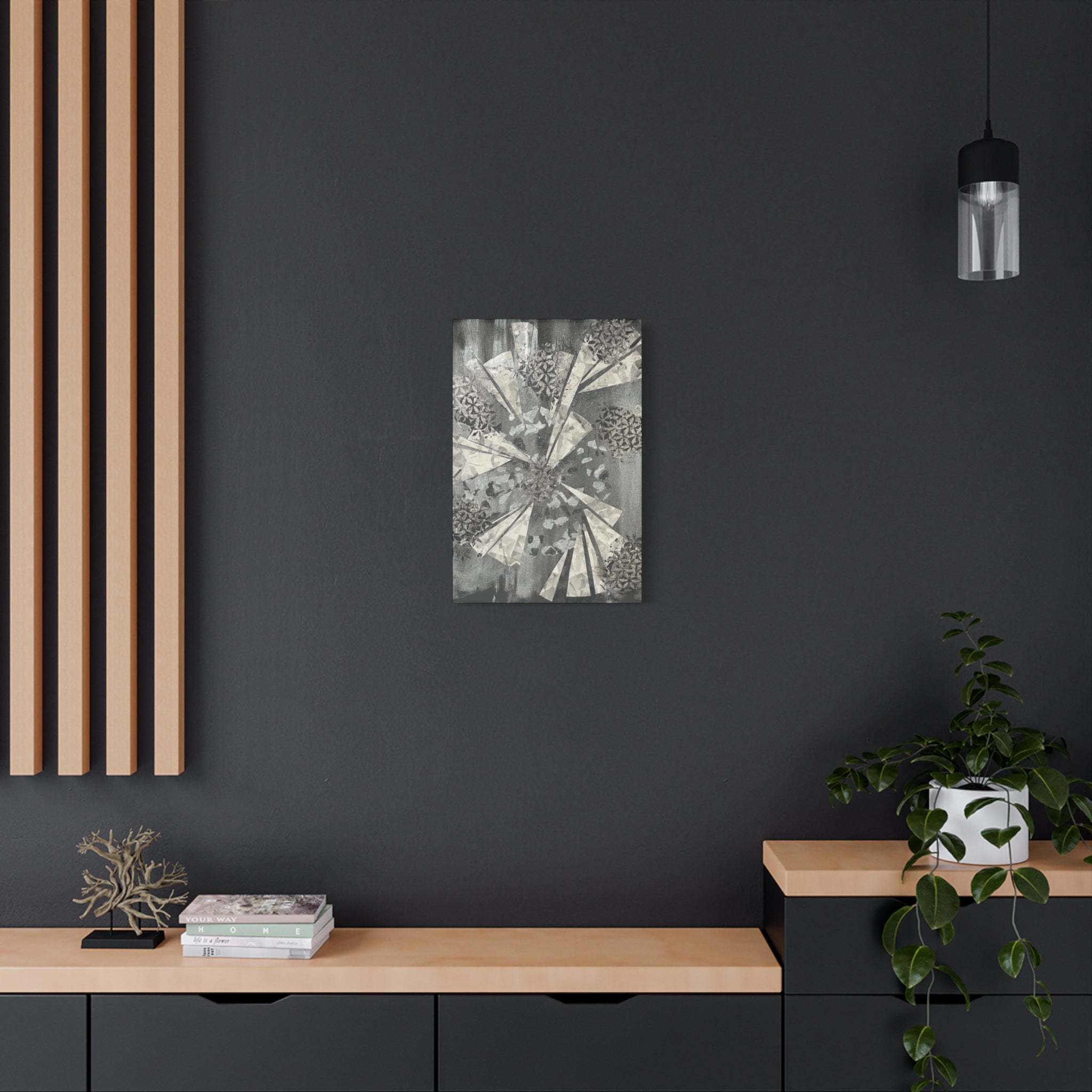 The Shattered Diamond — Canvas Print