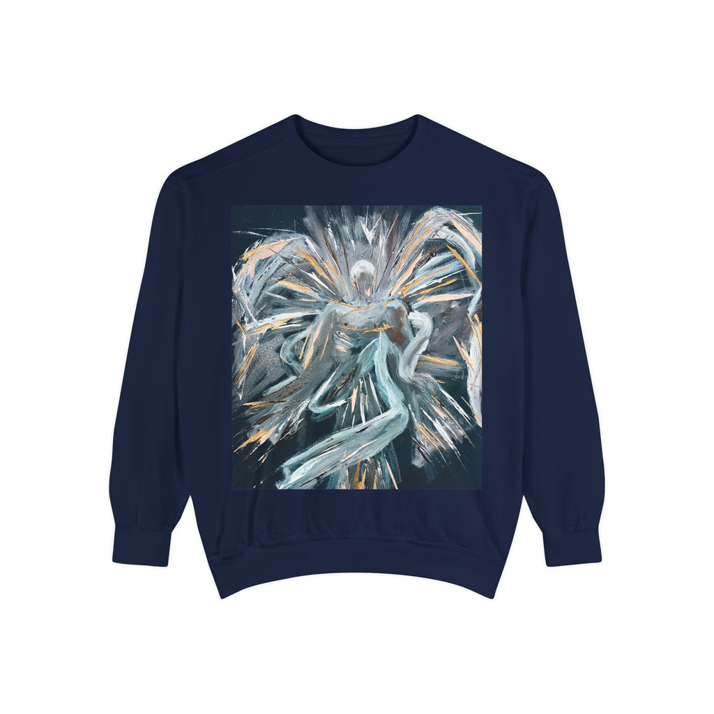 Love Yourself Unisex Garment-Dyed Sweatshirt - Cozy Inspirational Apparel