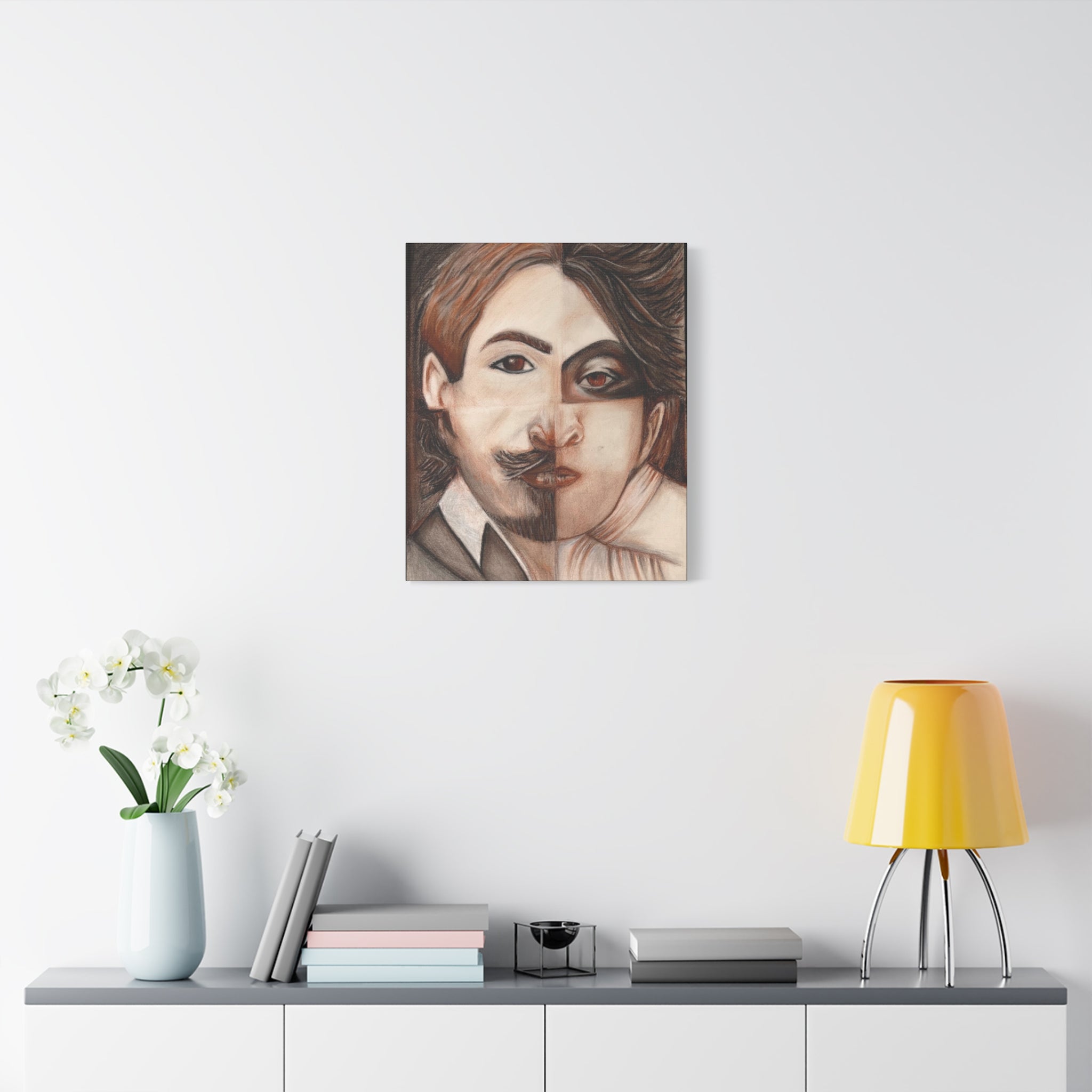Caravaggio and I — Canvas Print
