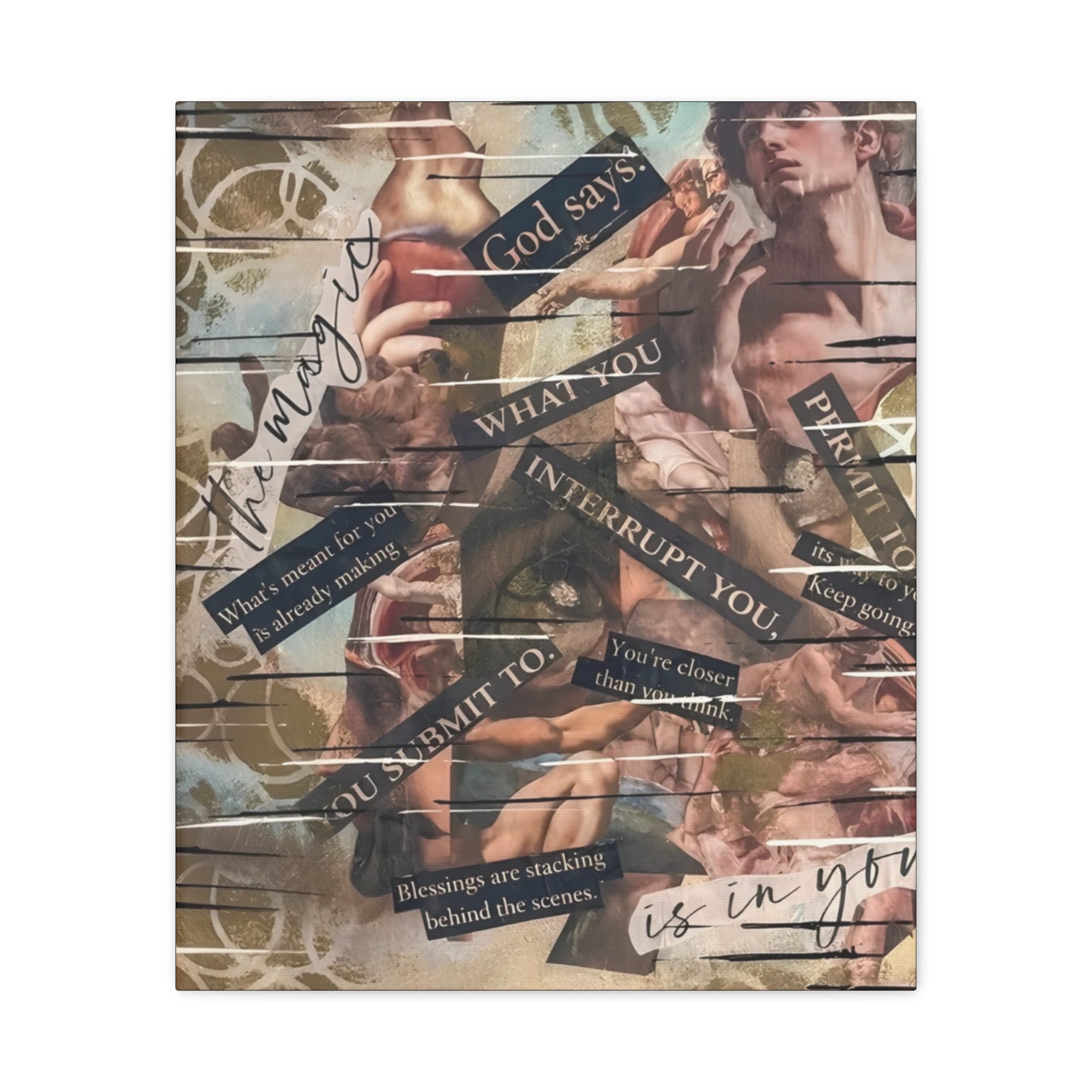 Anatomy of Interruption  — Canvas Print
