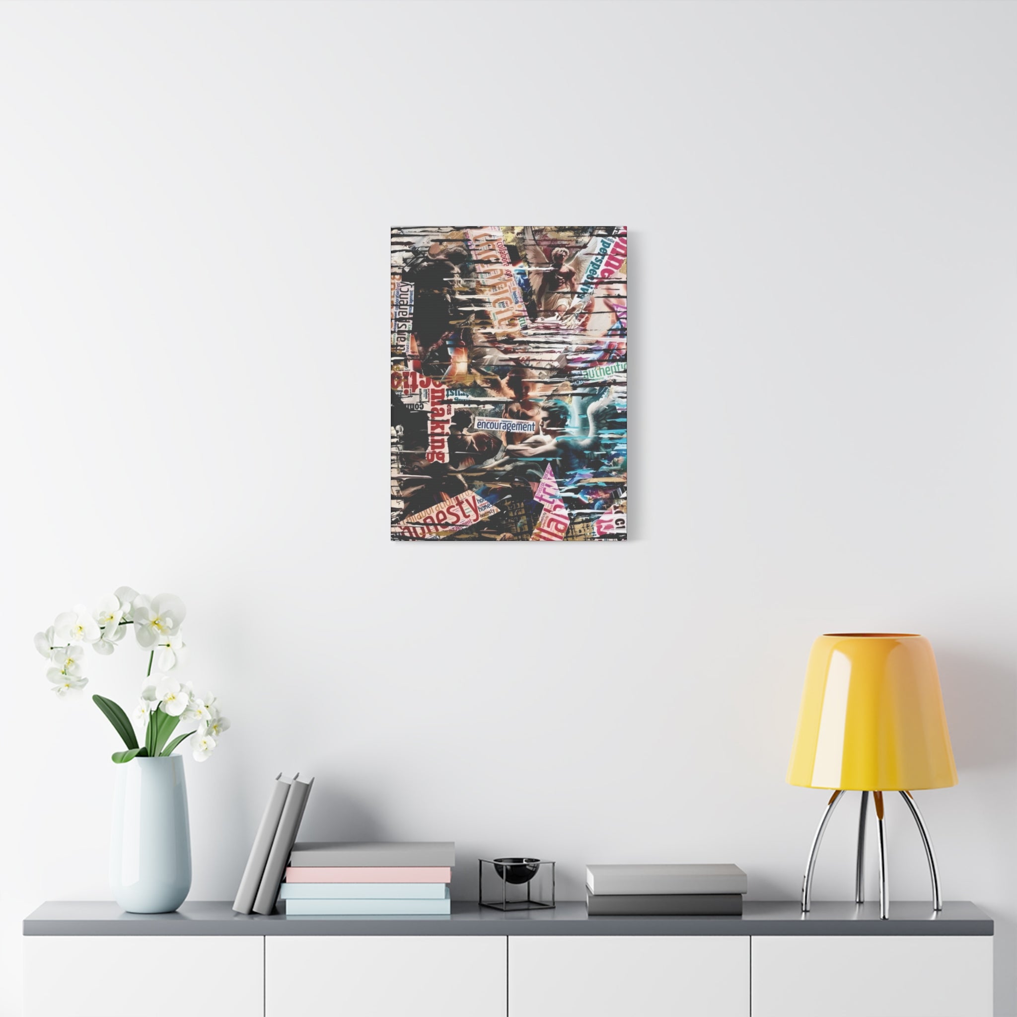 Fractured Benediction: The Anatomy of Becoming  — Canvas Print