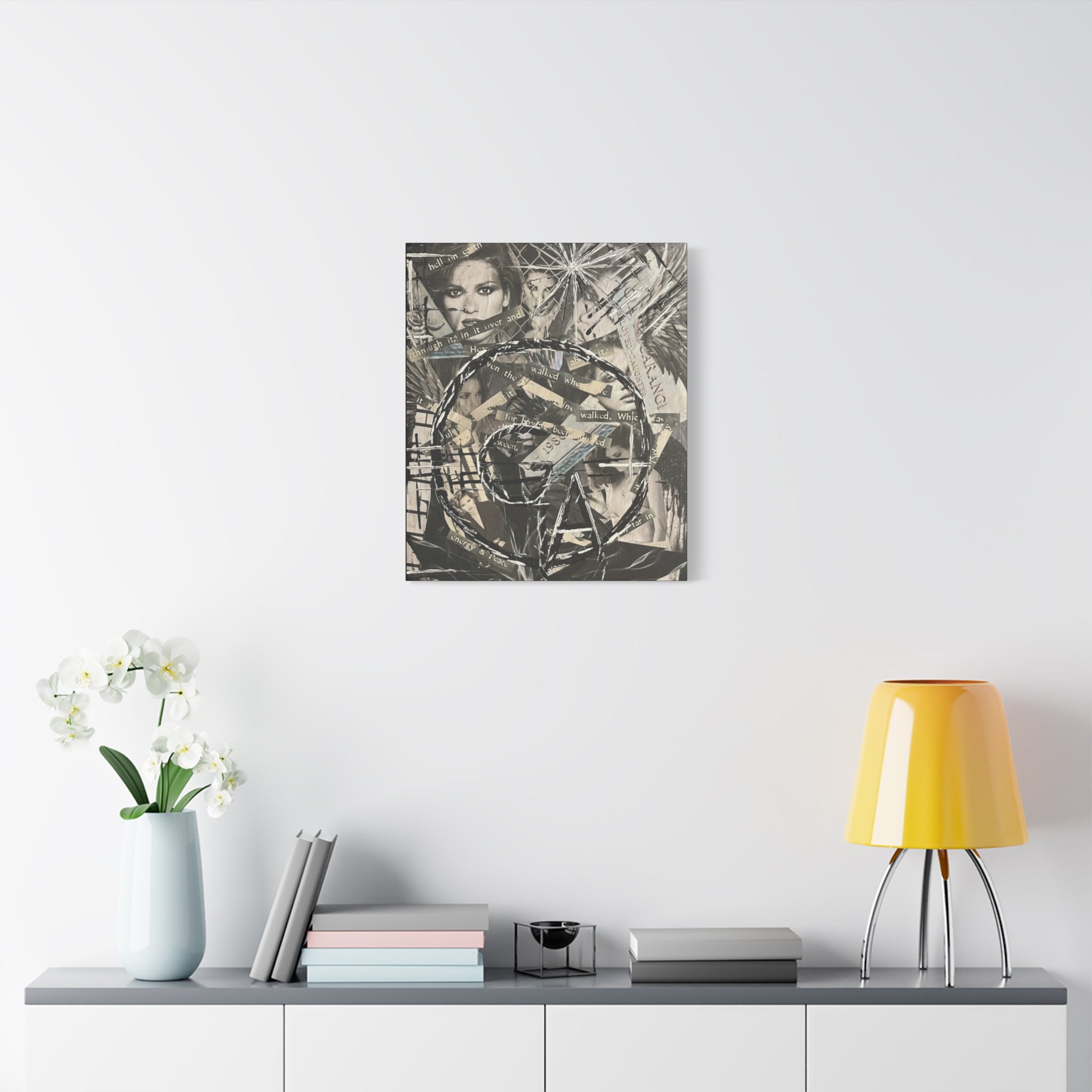 Below, Between, Above, Then Through  — Canvas Print