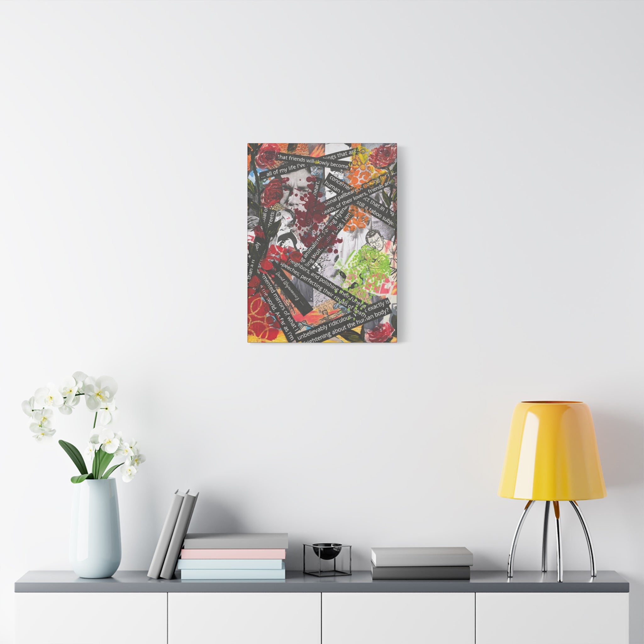 Silent Petals,  Fierce Voices  — Canvas Print