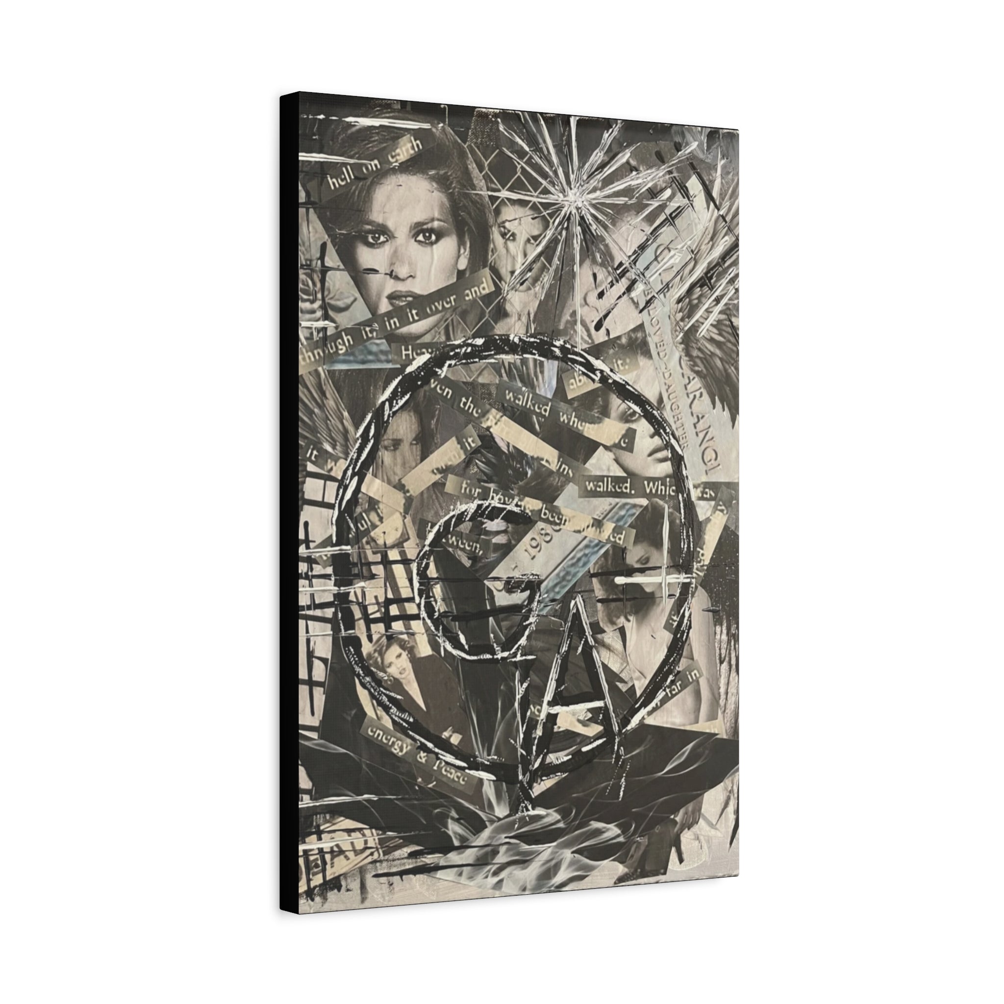 Below, Between, Above, Then Through  — Canvas Print