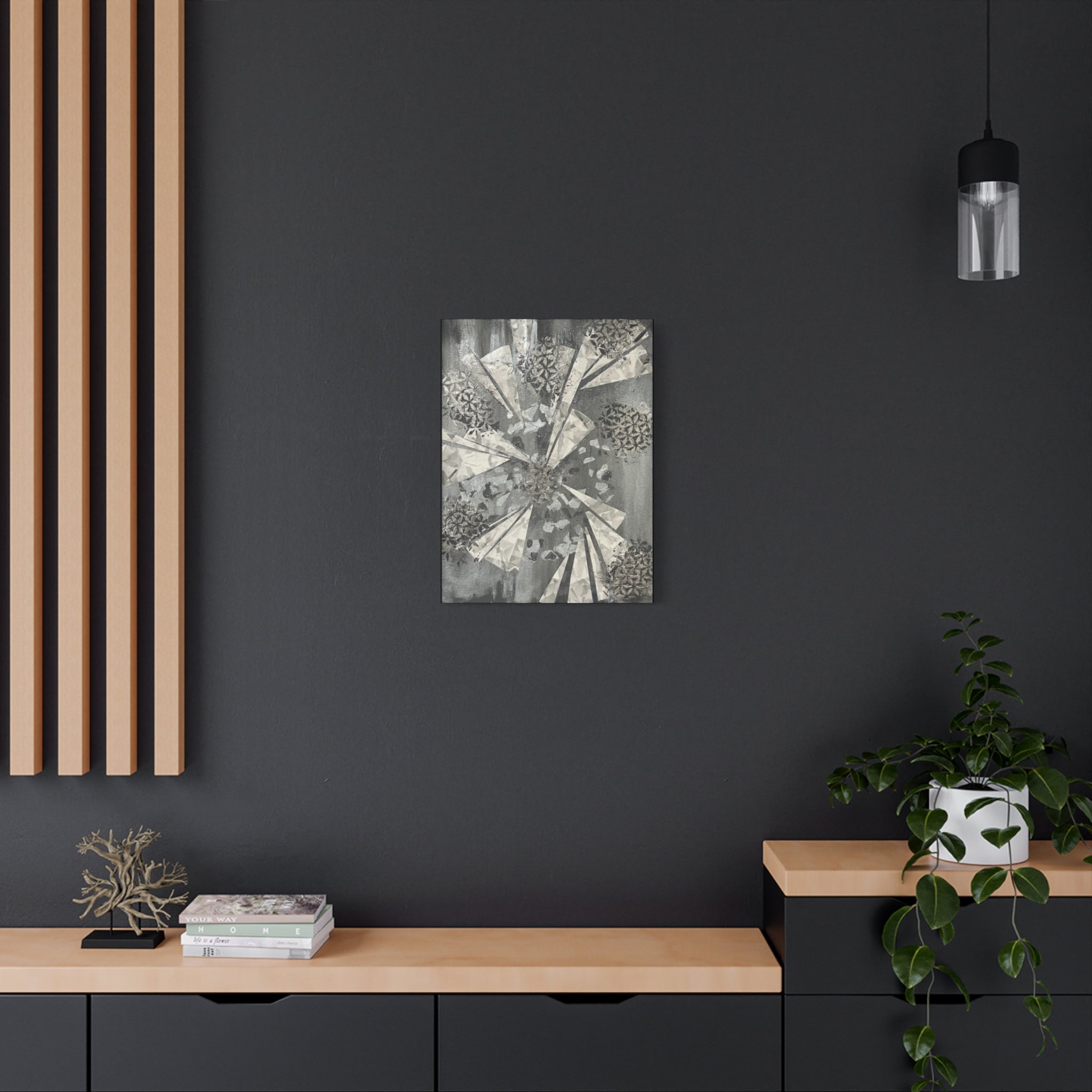 The Shattered Diamond — Canvas Print