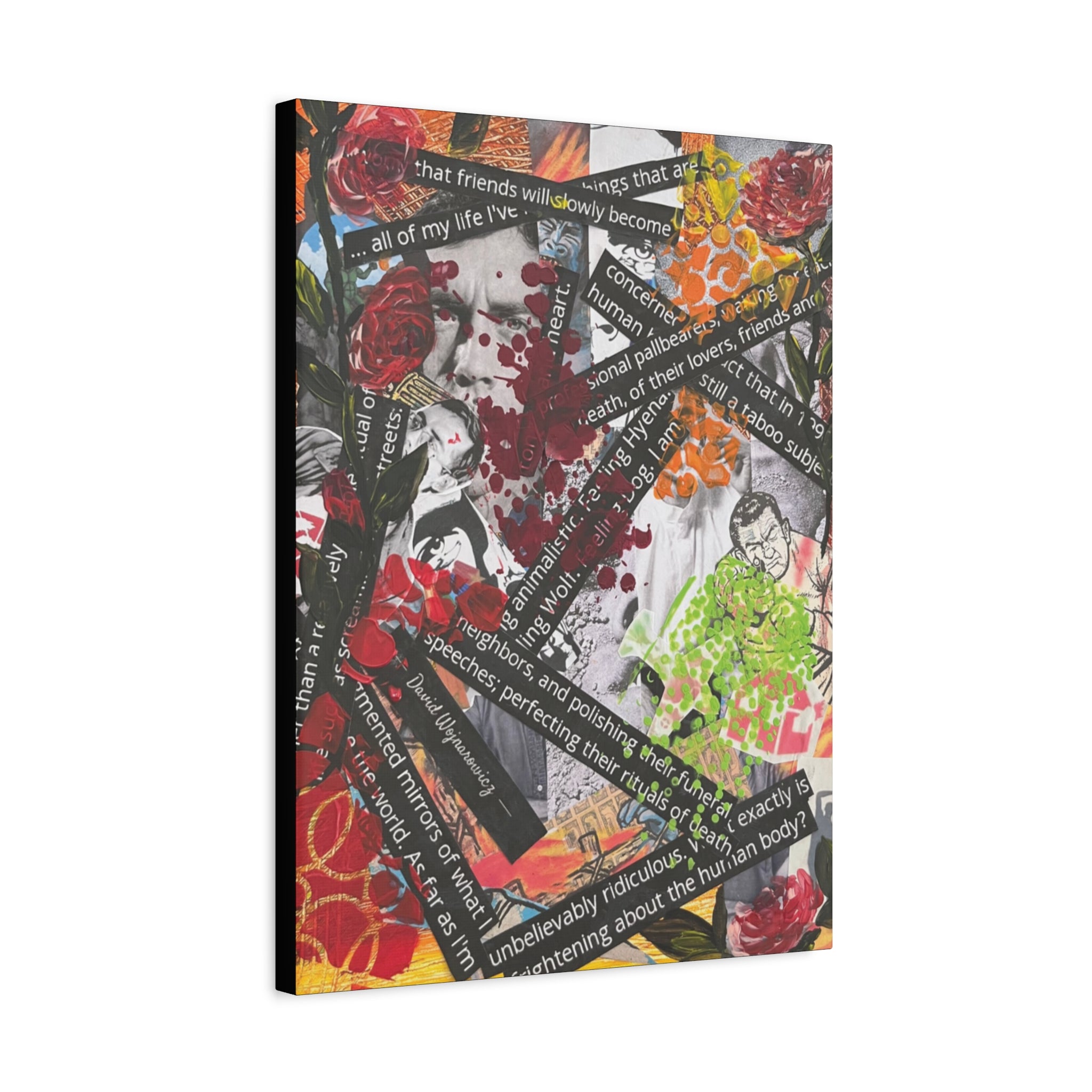 Silent Petals,  Fierce Voices  — Canvas Print