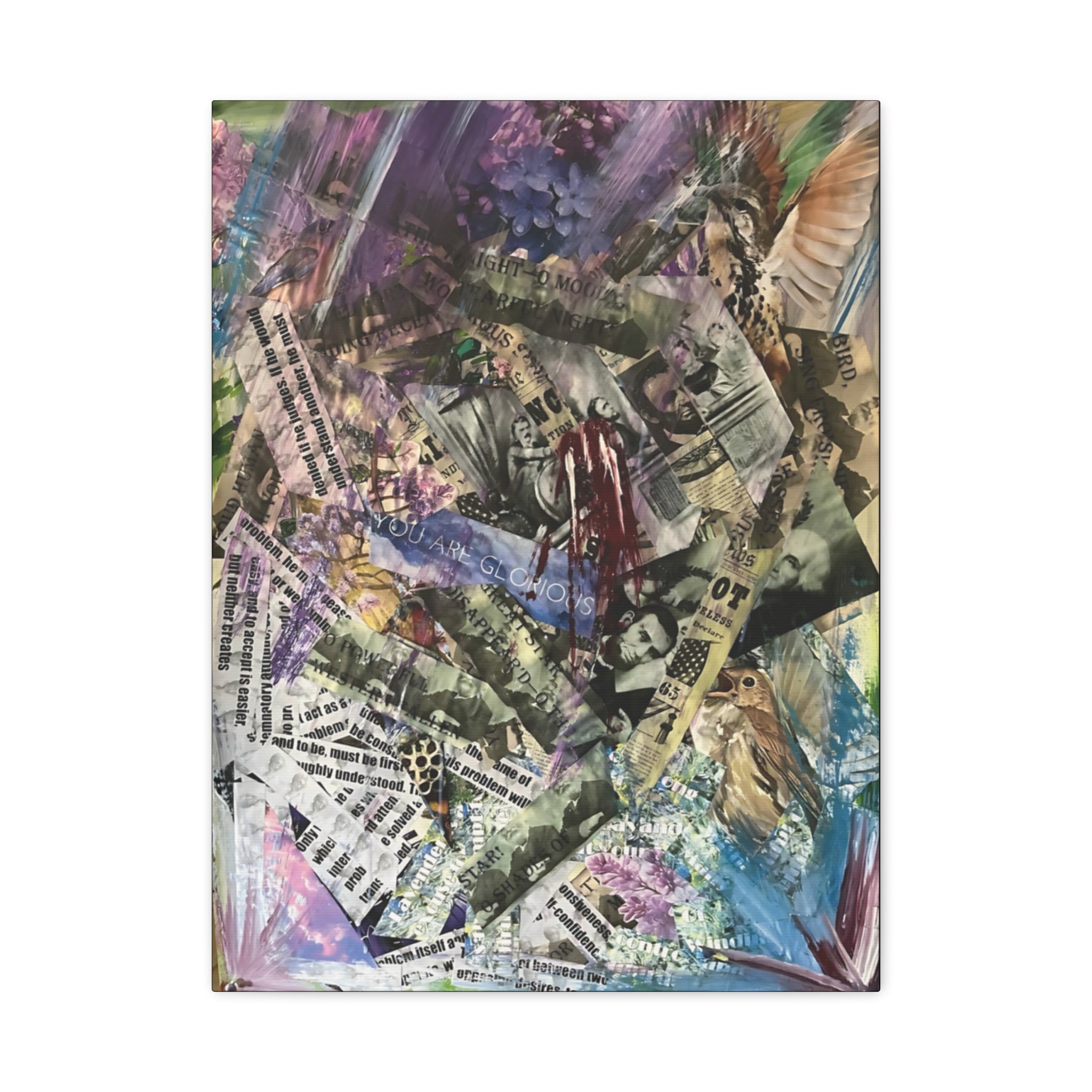Lilac Massacre — Canvas Print