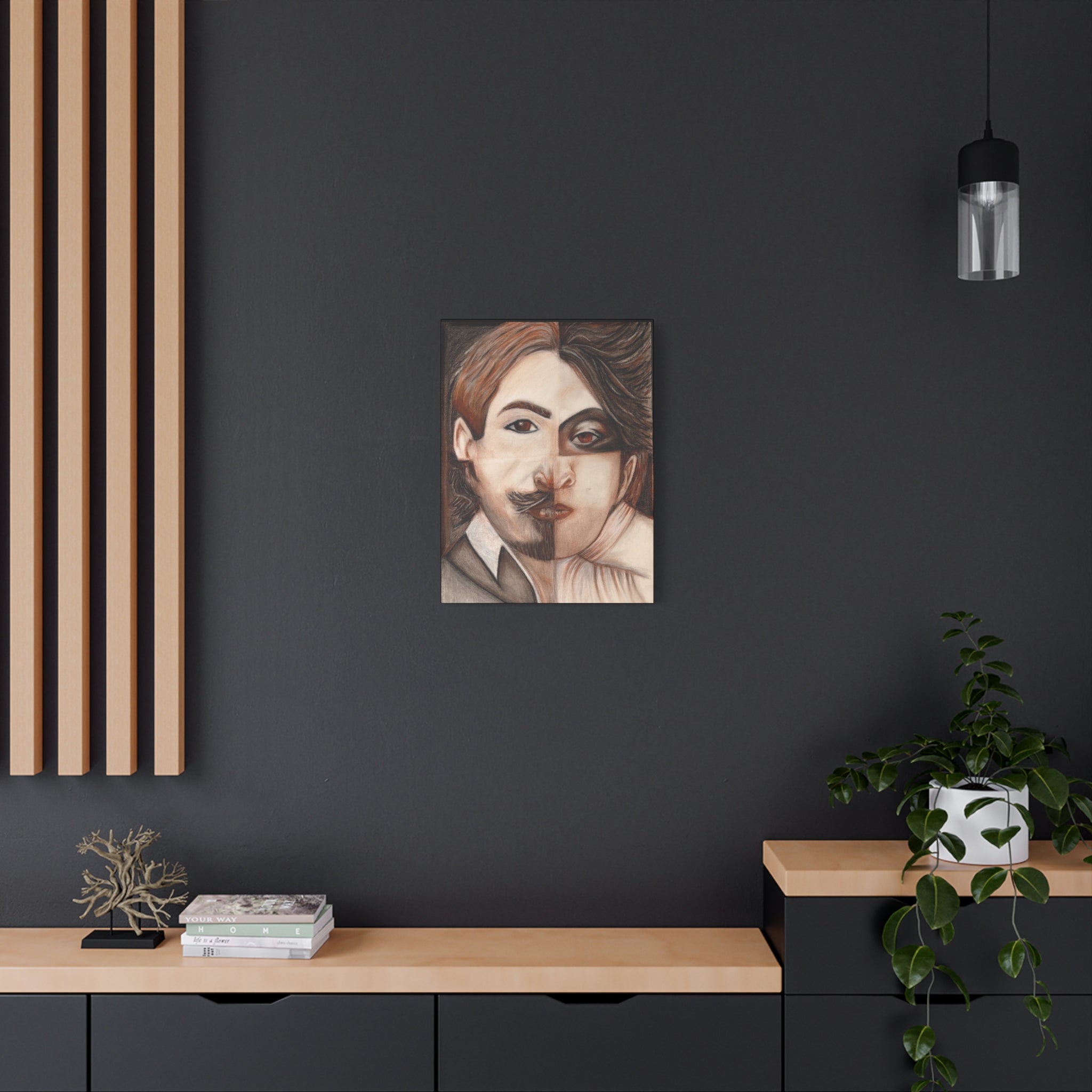 Caravaggio and I — Canvas Print