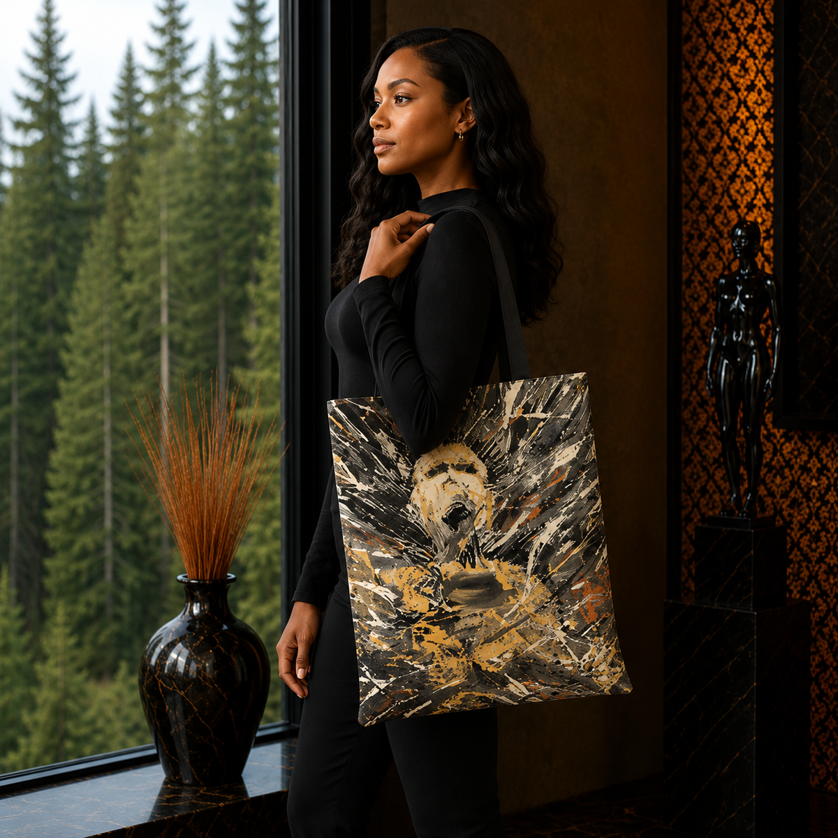 Breaking Through Maxime Canvas Tote