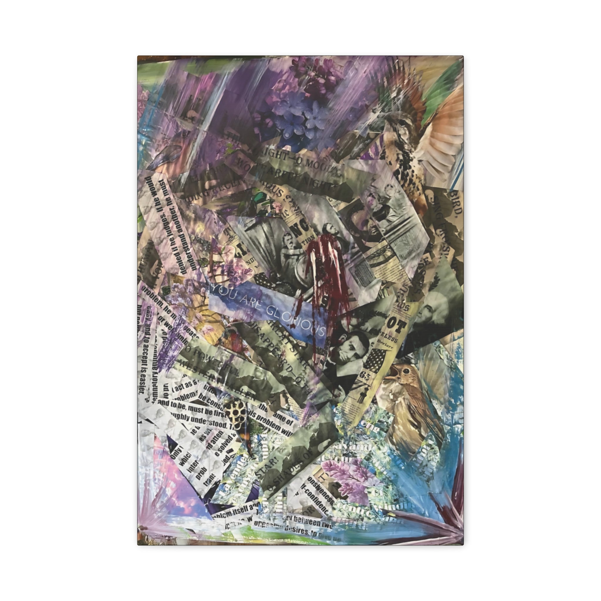 Lilac Massacre — Canvas Print