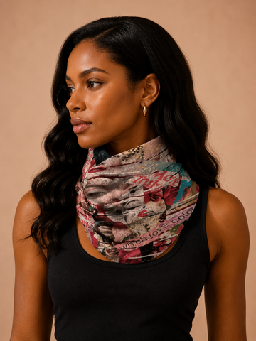 The Chorus of Borrowed Faces 2 Alice Tube Scarf
